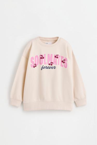 Sweatshirt and bell bottom leggings set — ECRU 2