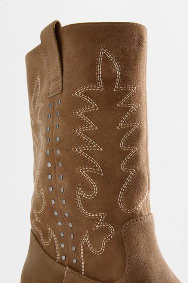 Side stud boots — LEATHER 3