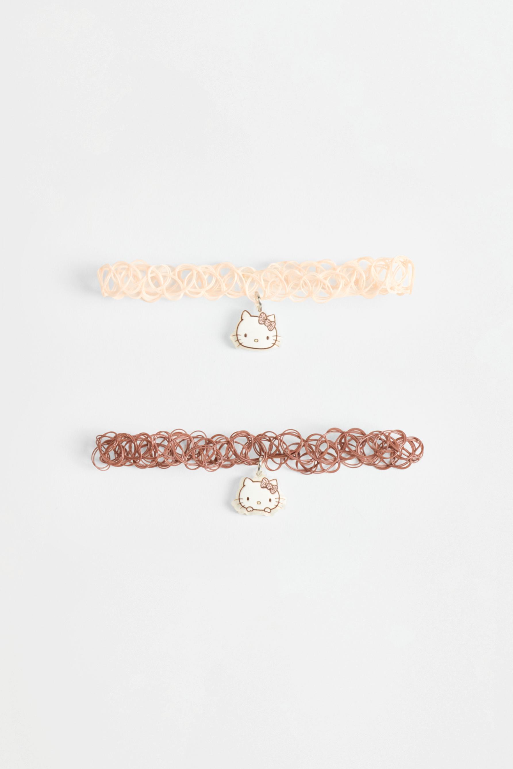 Hello Kitty ©SANRIO Chokers (2-Pack) — BEIGE