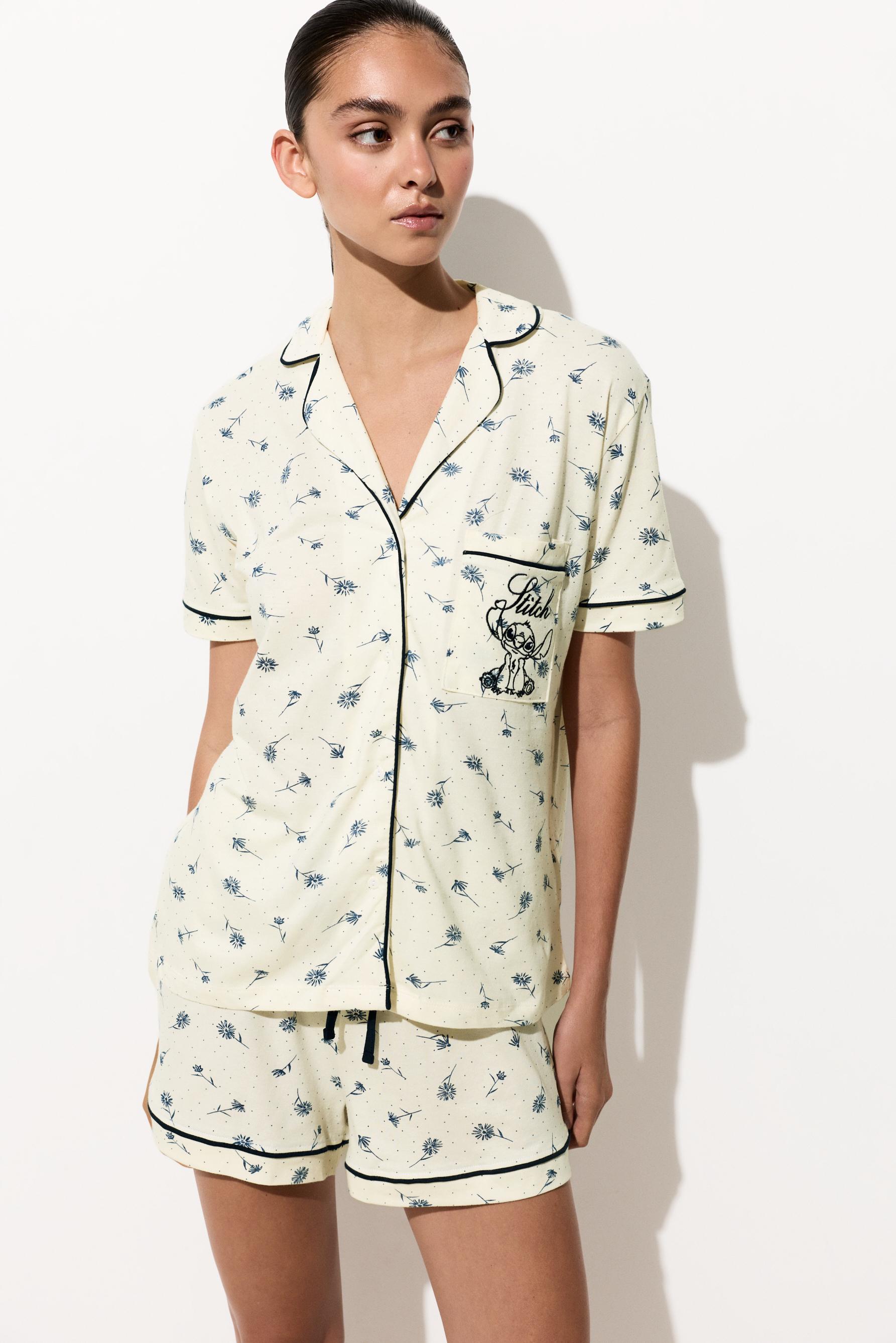 Stitch ©Disney shirt pyjamas — OFF WHITE