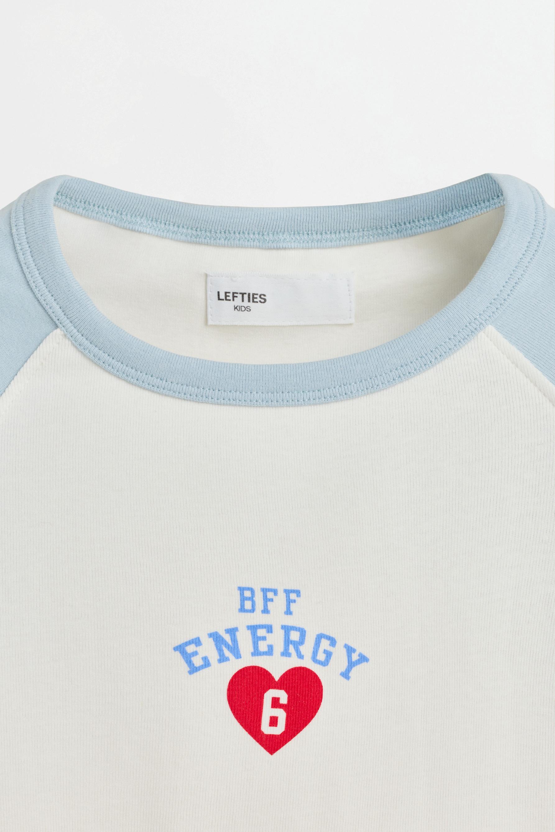 Raglan sleeve T-shirt — PALE BLUE