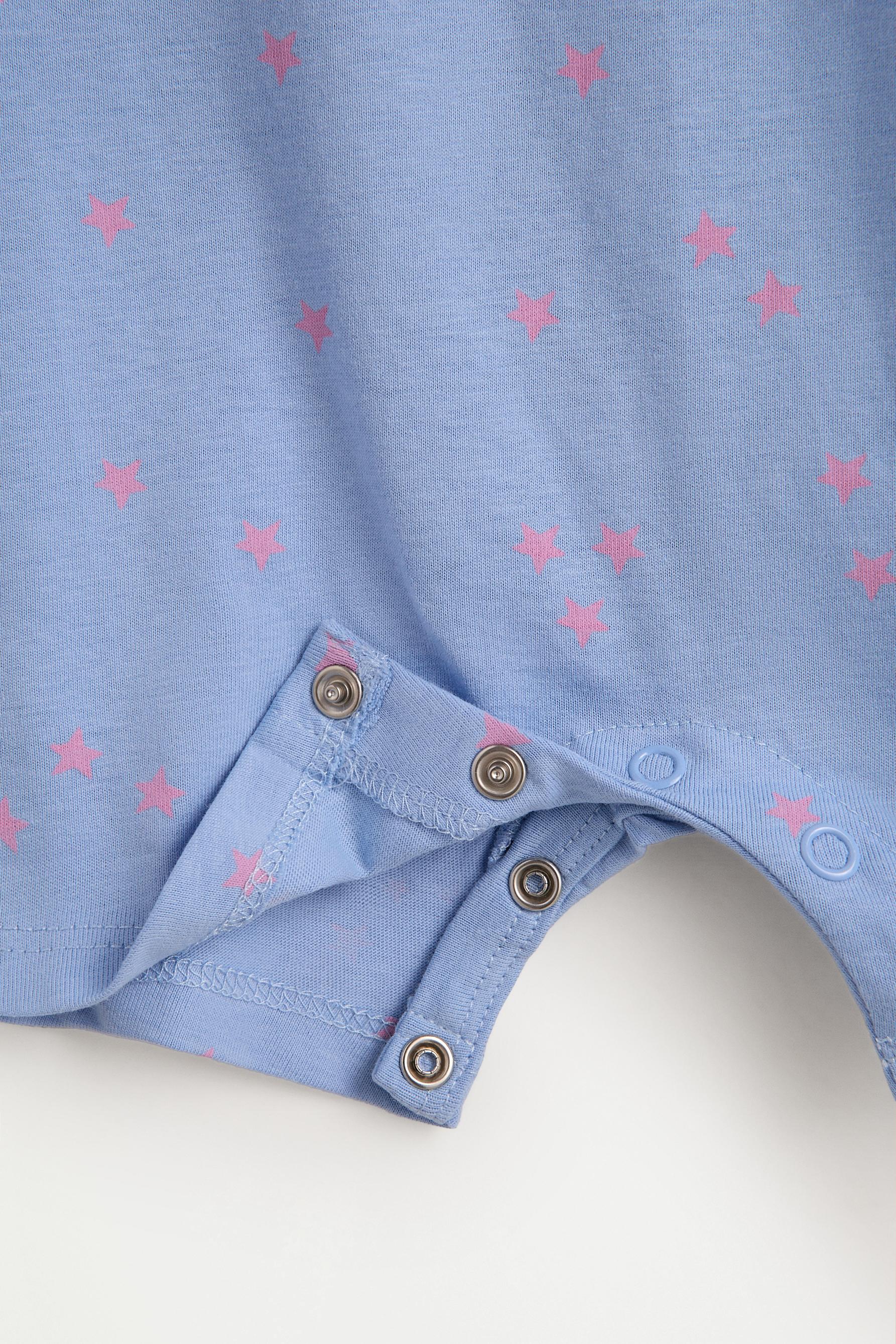 Short printed sleepsuit — LILAC