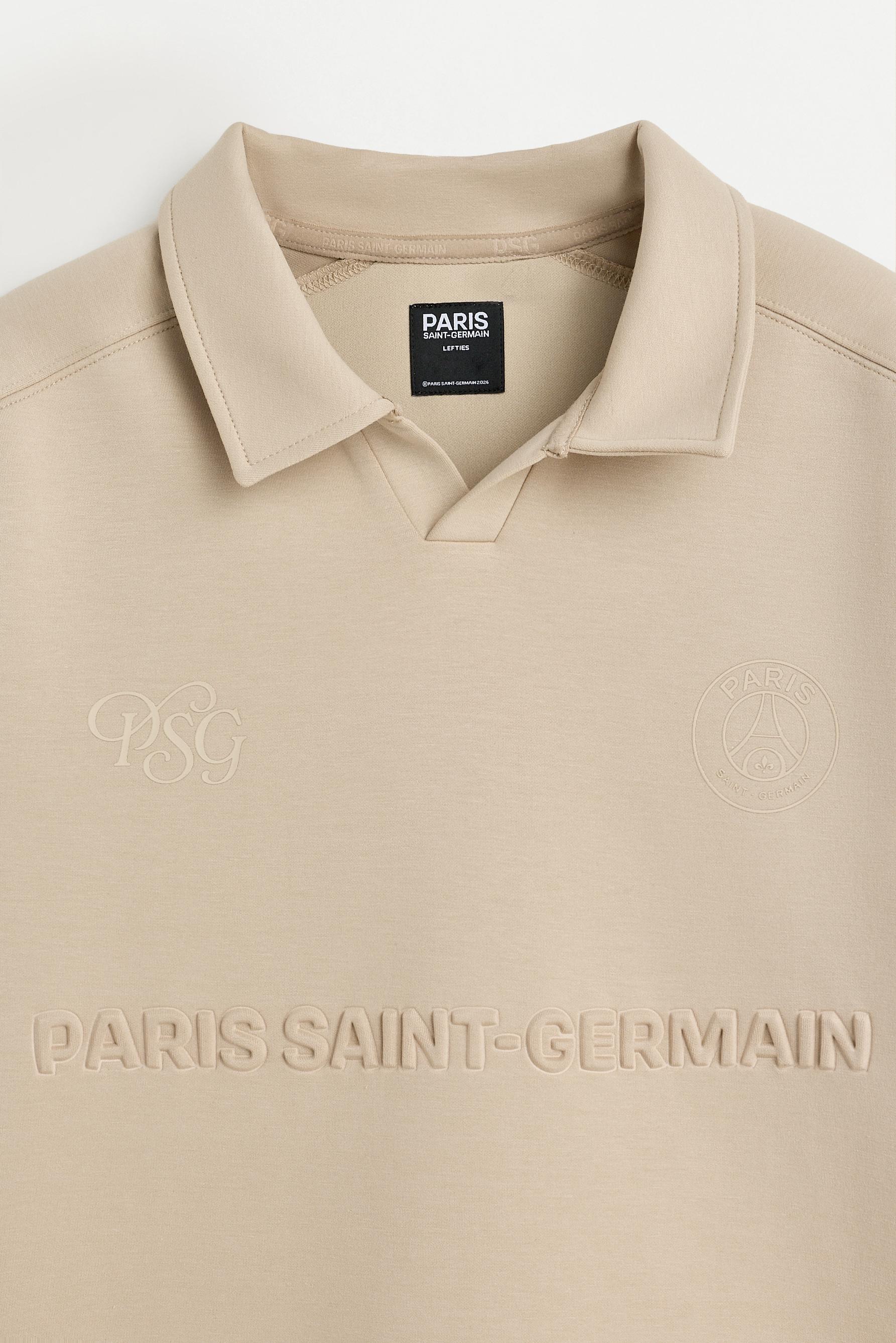 Paris Saint-Germain x Lefties interlock polo shirt — BISCUIT