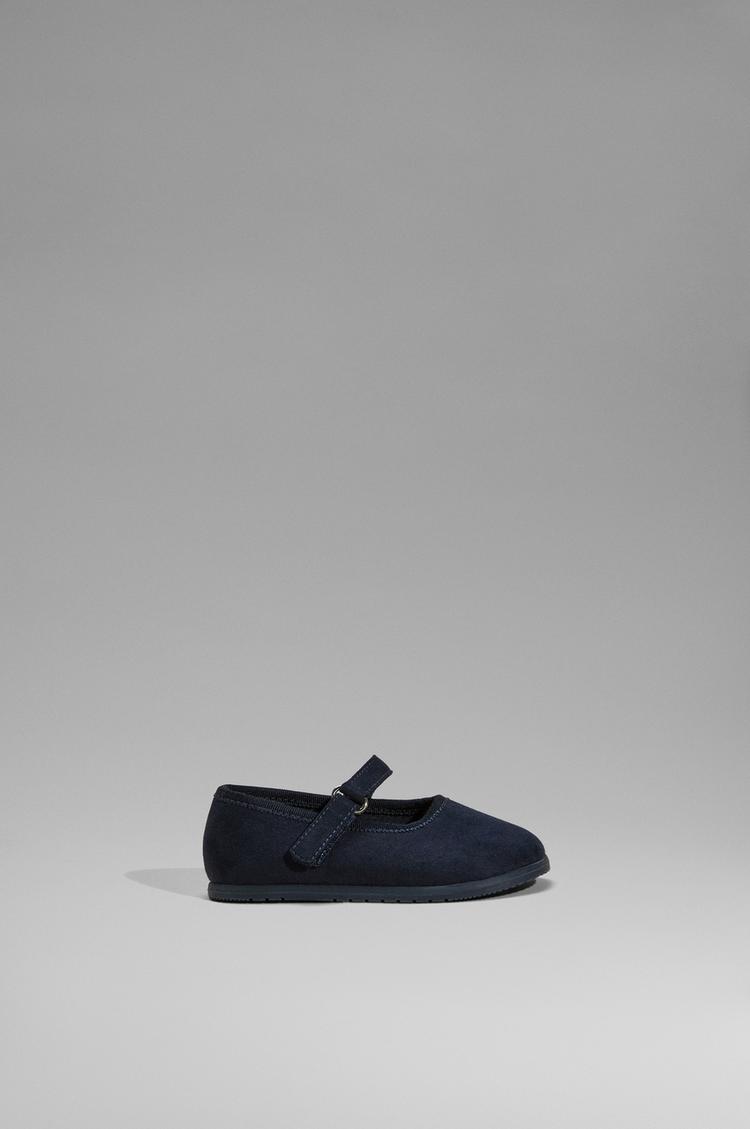Barefoot Mary Janes — NAVY BLUE