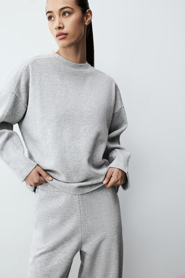 Loungewear sweatshirt — GREY MARL 1
