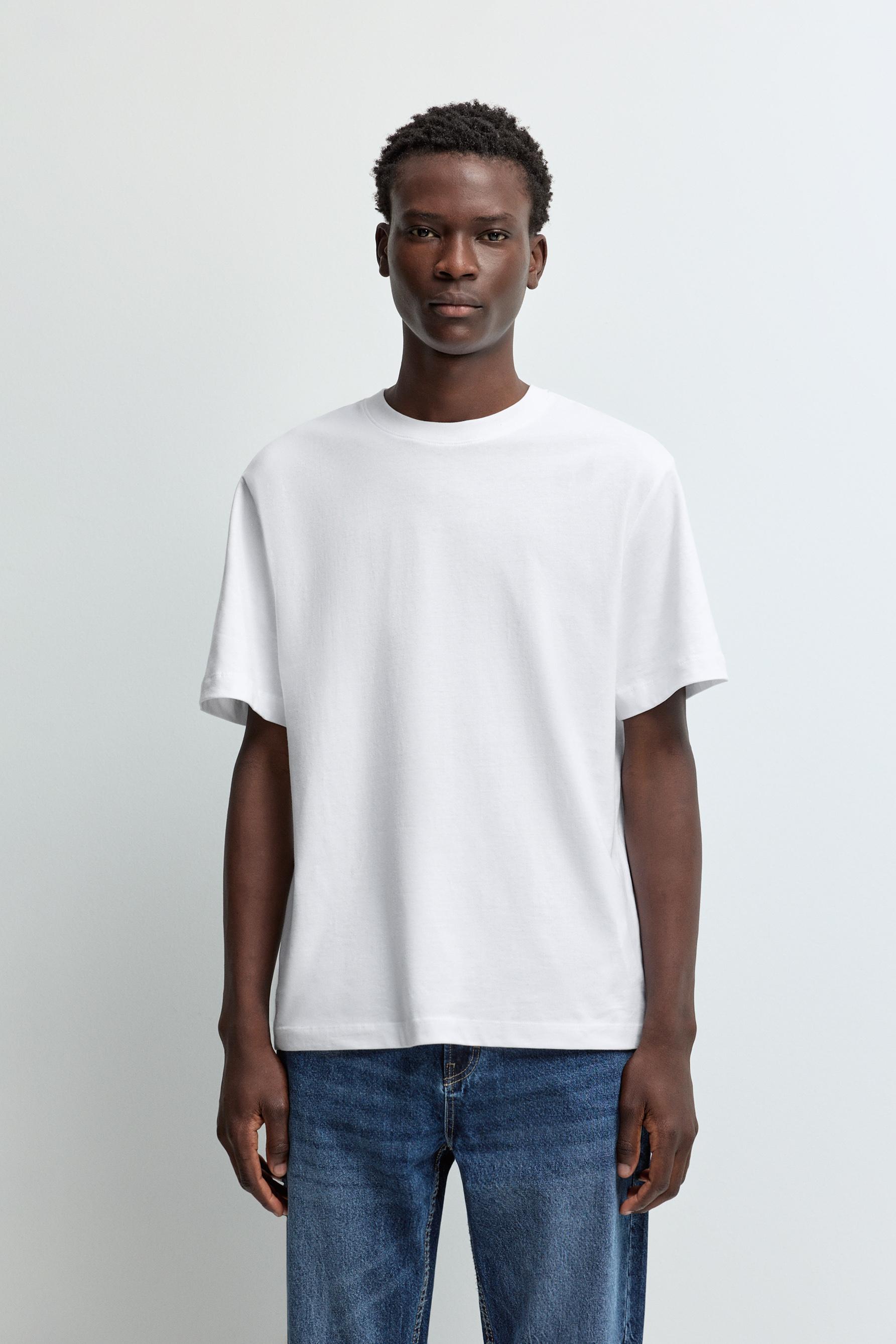 Premium relaxed fit T-shirt — WHITE