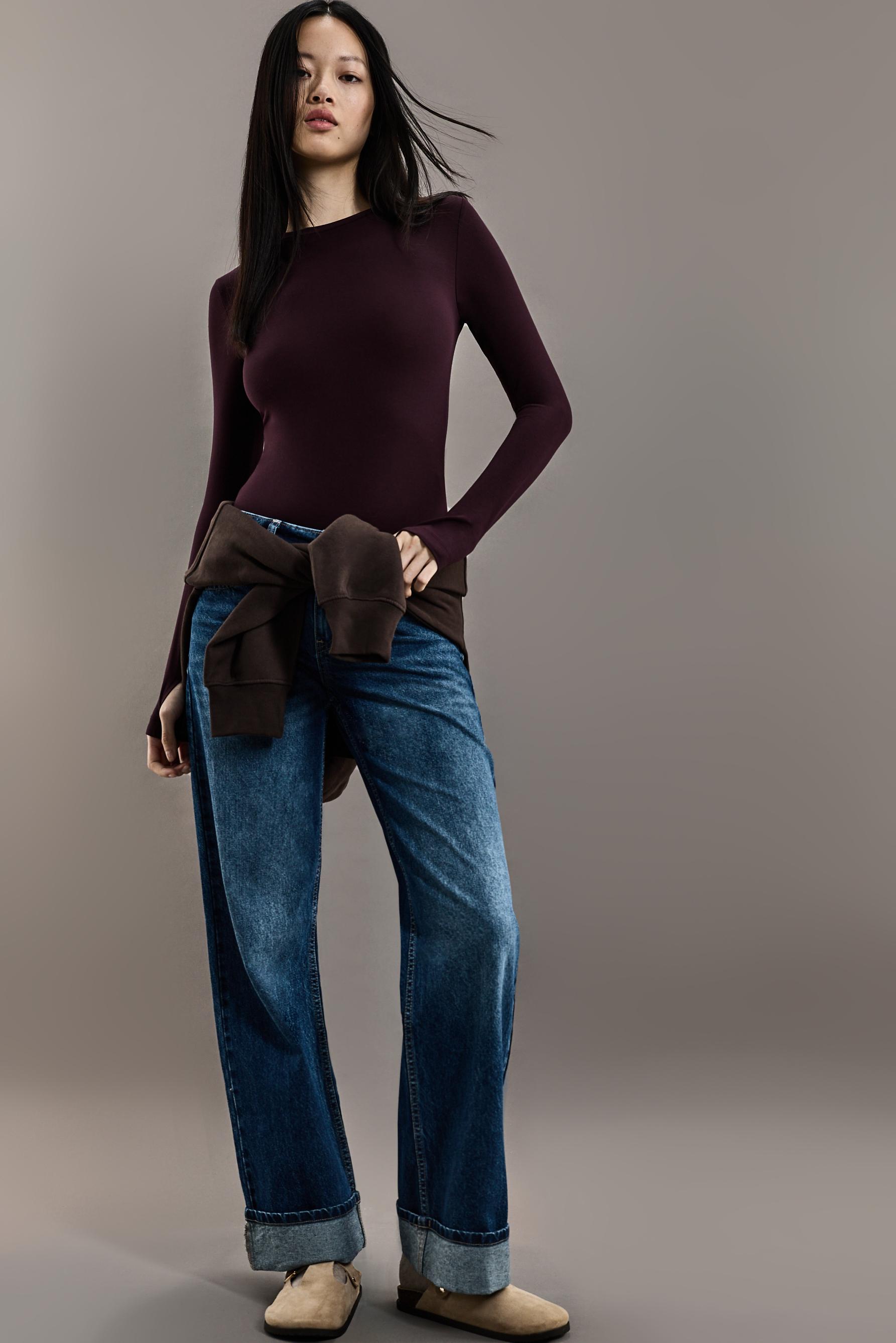 LIGHTWEIGHT thermal insulation bodysuit (-4ºC to 9ºC) — DARK BURGUNDY
