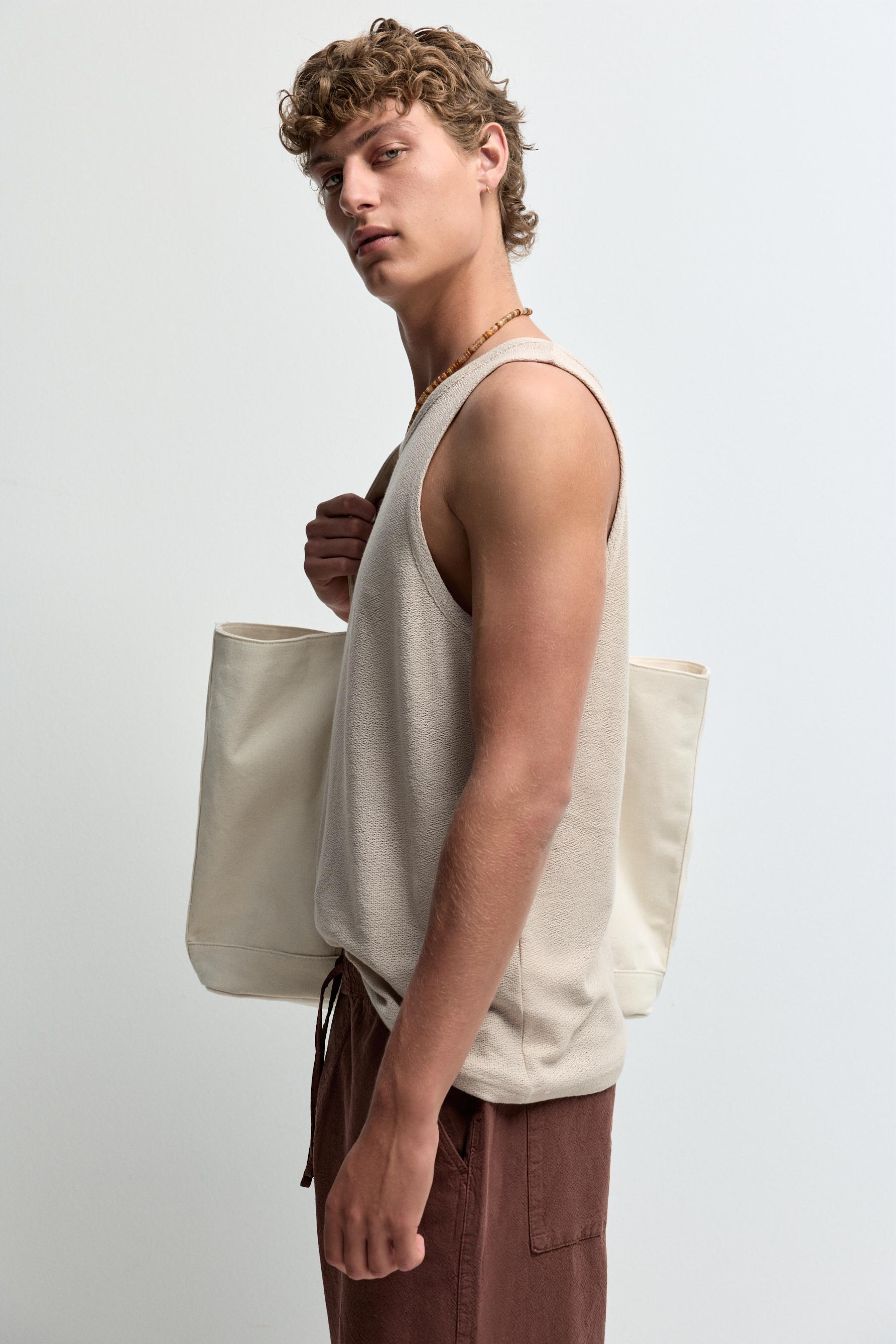 Rustic tank top — CAMEL