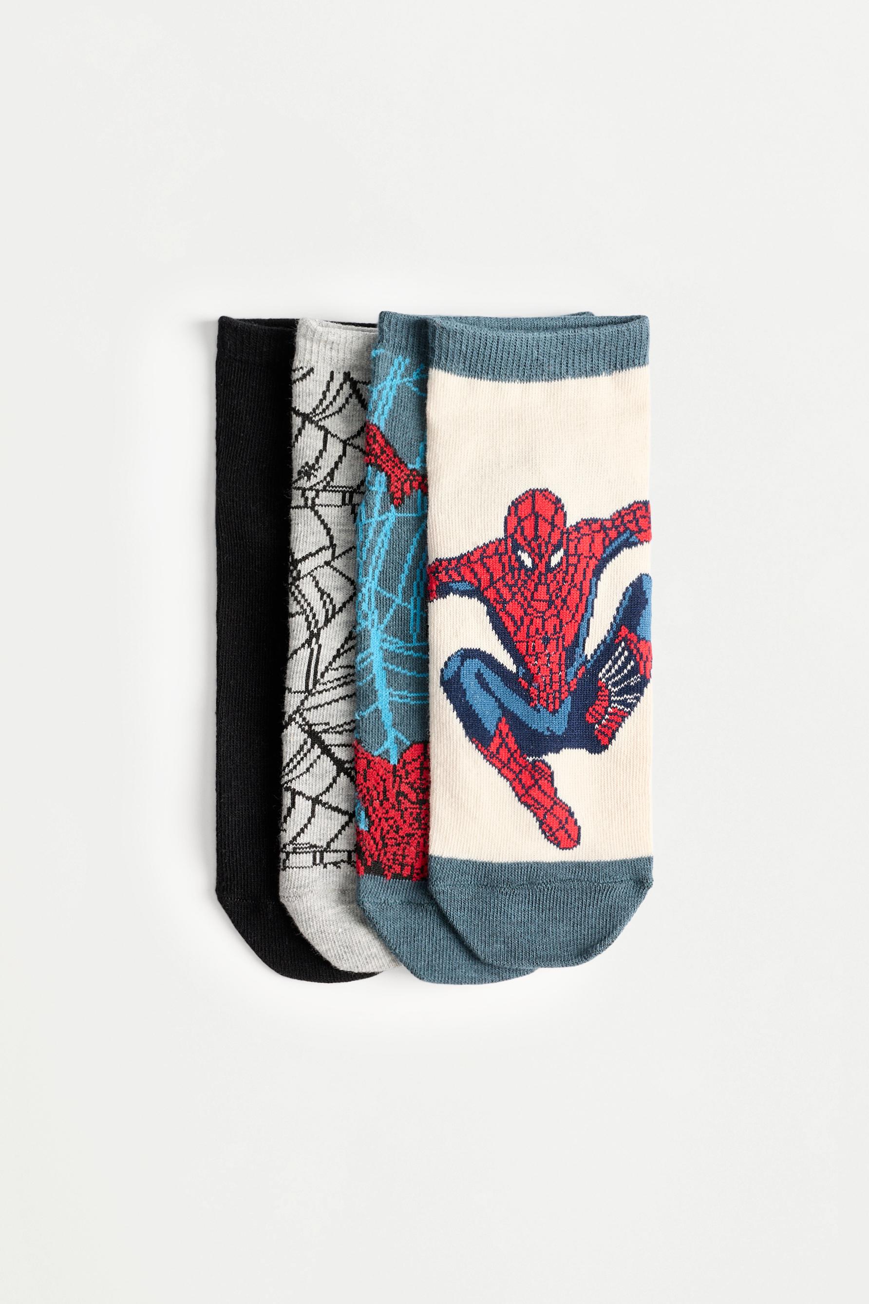 Spiderman ©Marvel ankle socks (4-pack) — GREY BLUE