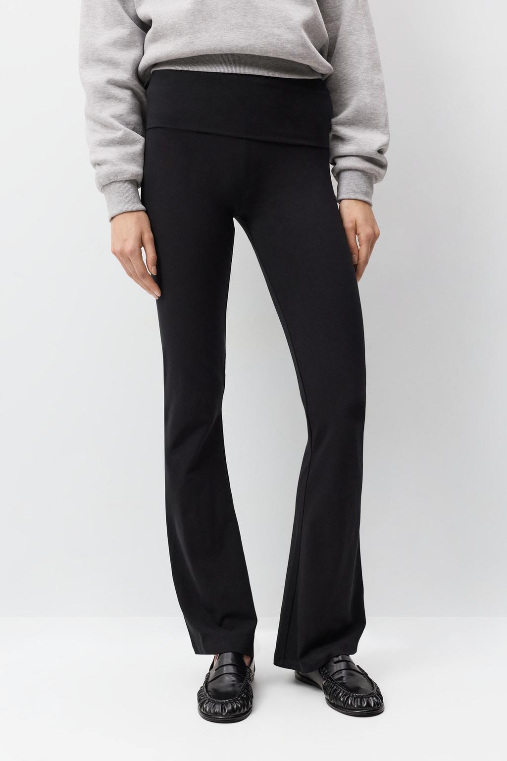 Fold-over waist leggings