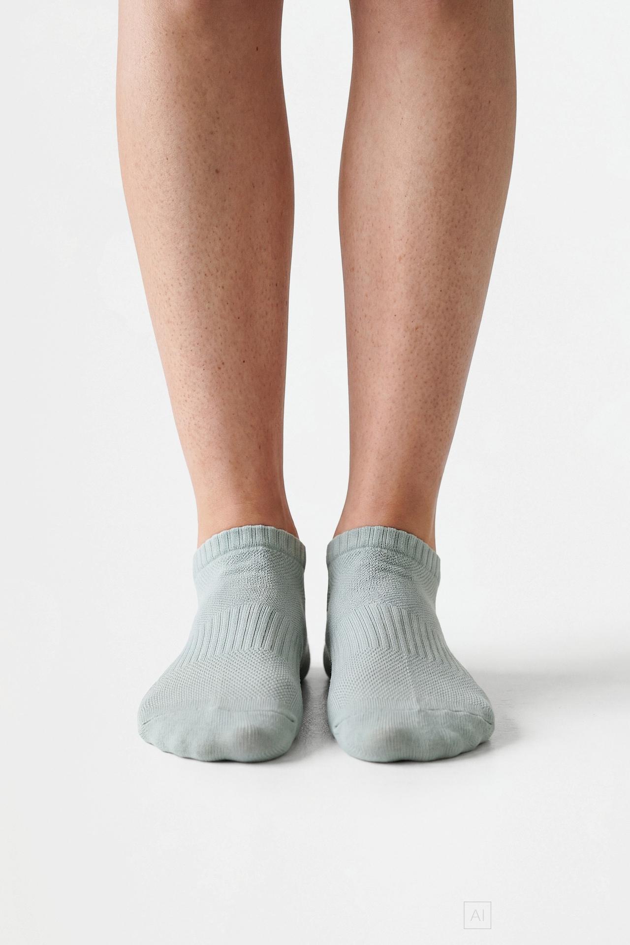 Short sports socks (5-pack) — GREEN