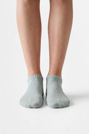 Short sports socks (5-pack) — GREEN 1