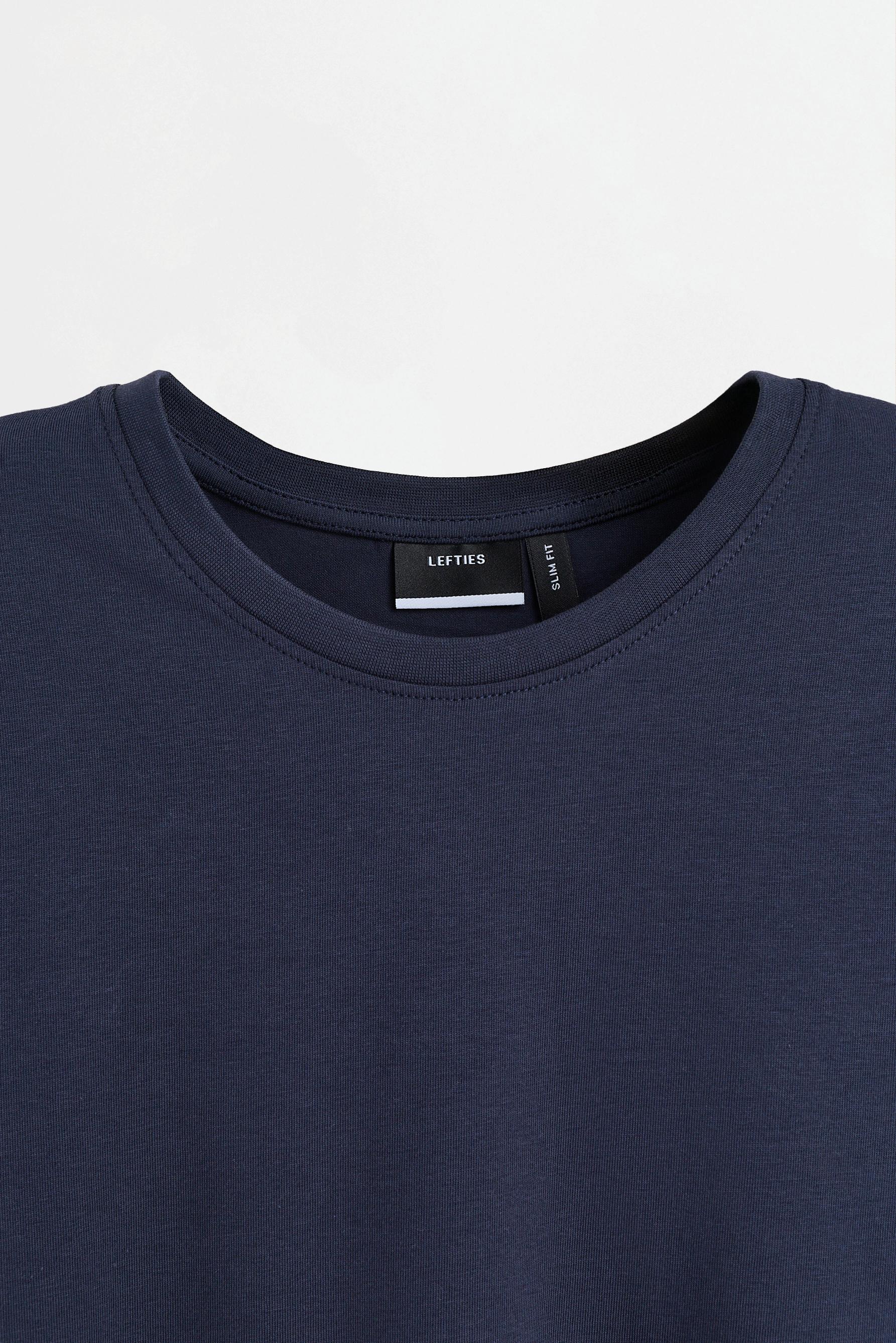 Basic long sleeve T-shirt — NAVY