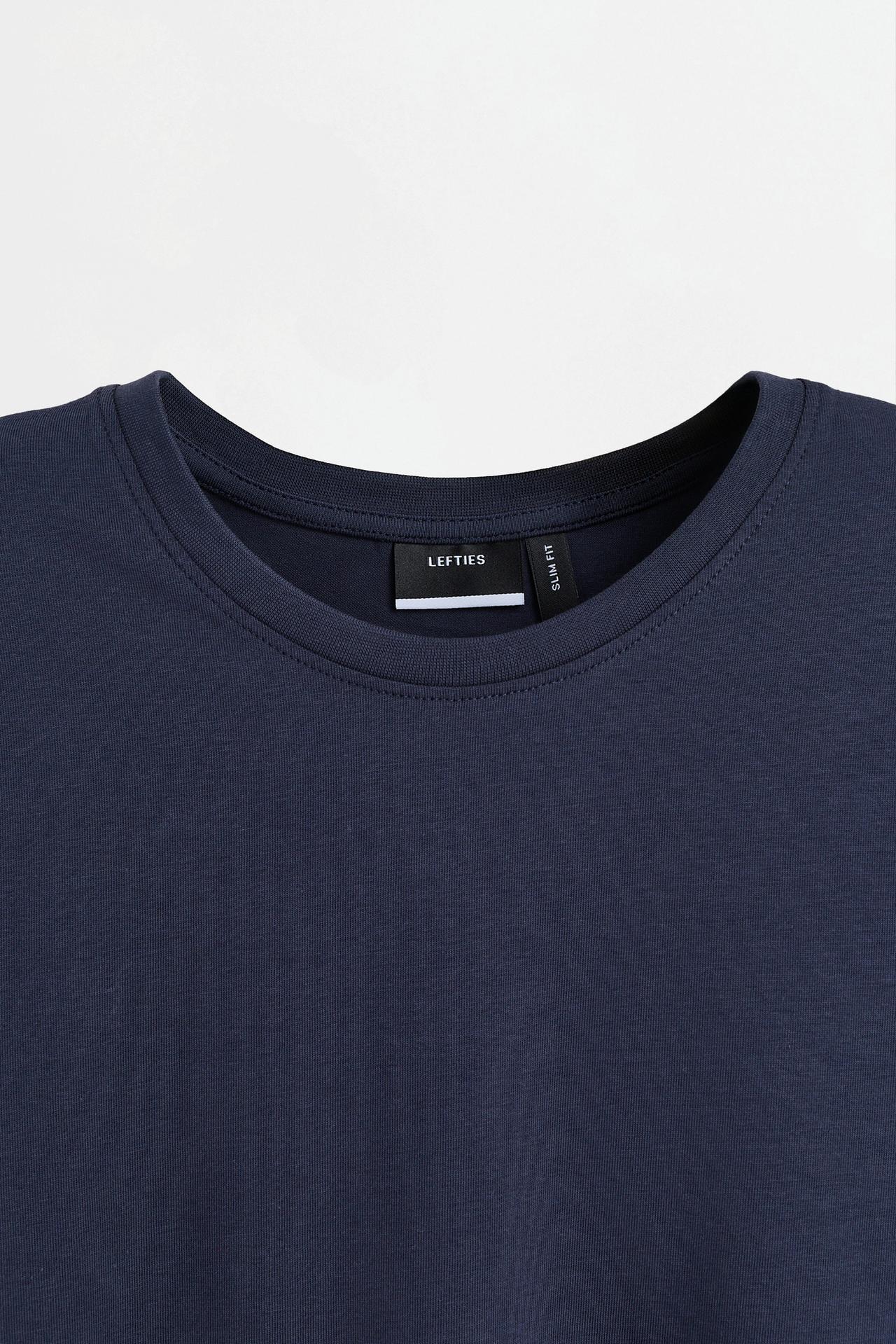 Basic long sleeve T-shirt — NAVY
