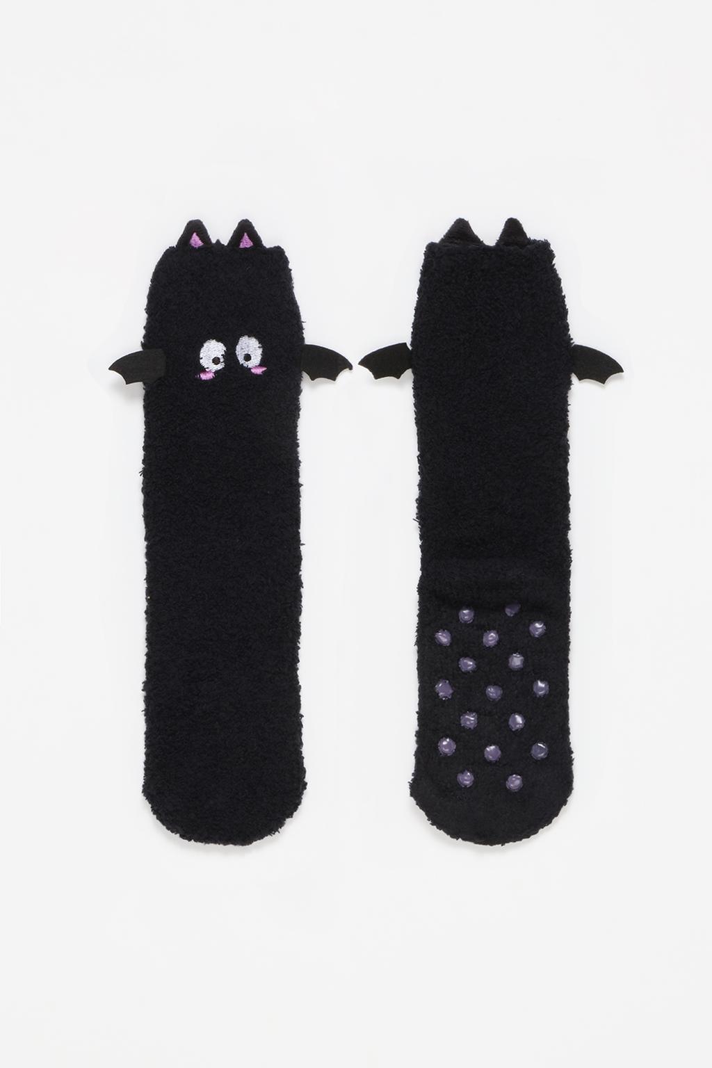 Non-slip bat socks