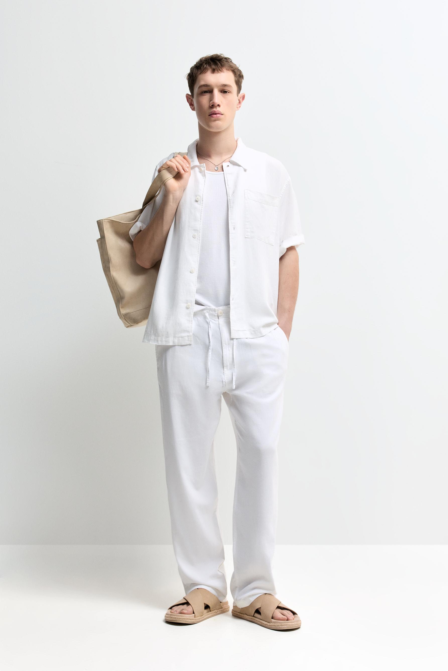 Pantalón con lino Lefties Edition