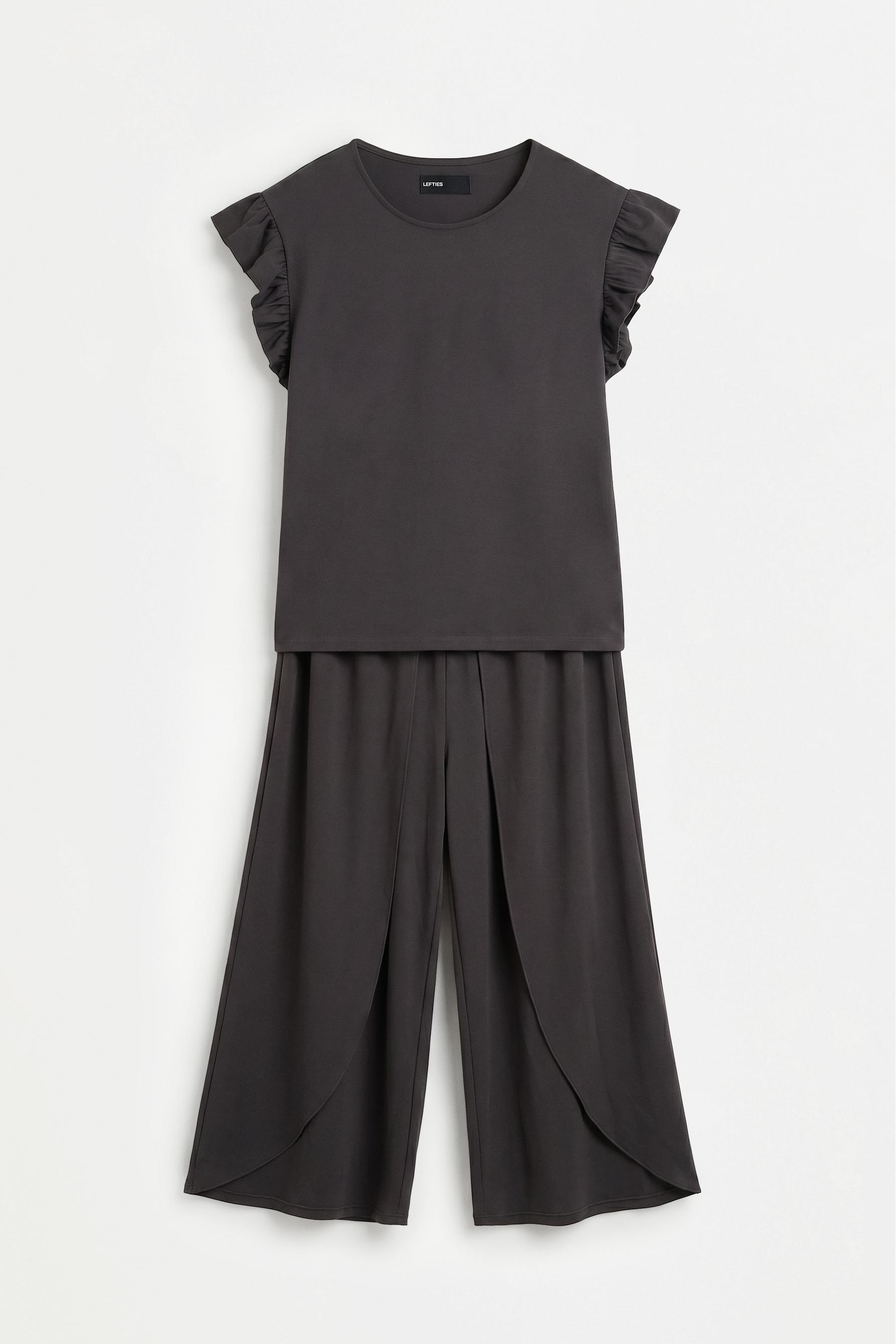 Long homewear set — CHARCOAL
