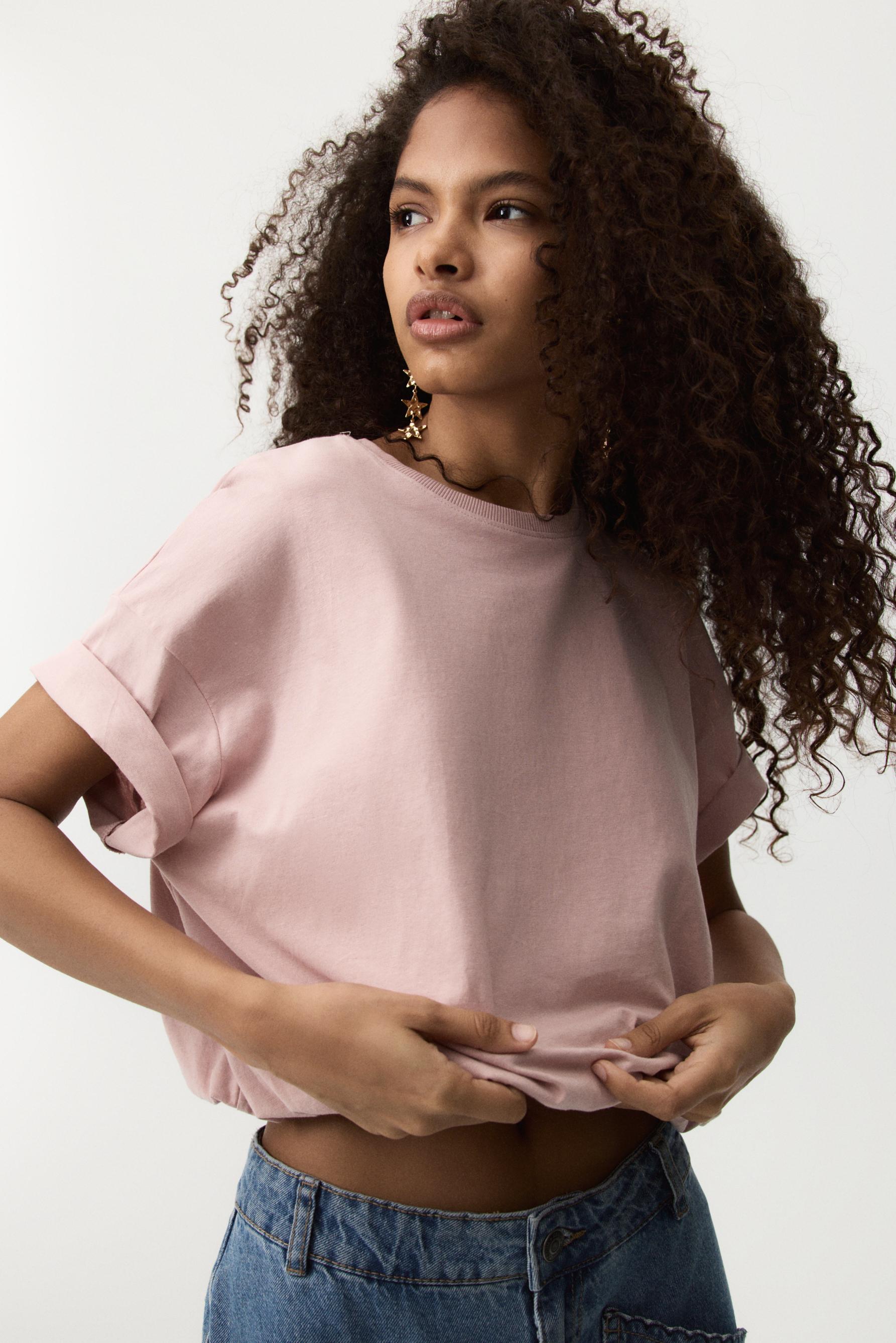 Camiseta abullonada