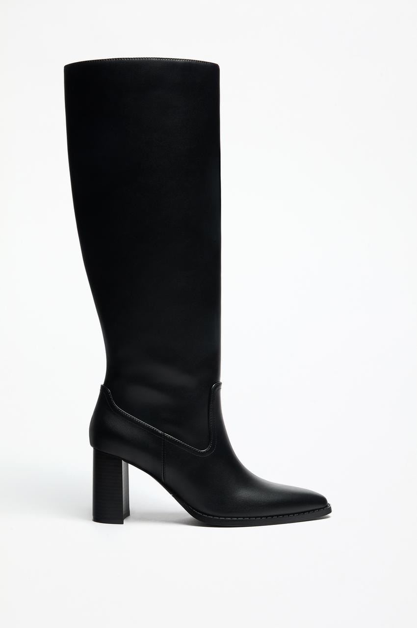 Bota Alta Lefties Zapato Botas De TacÃ³n De NiÃ±a Zapatilla Botin