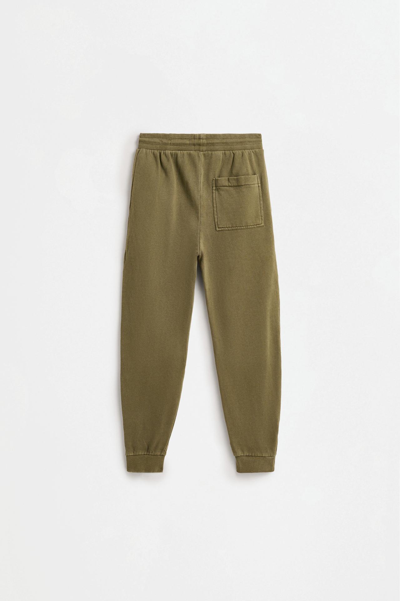 Faded tracksuit trousers — KHAKI