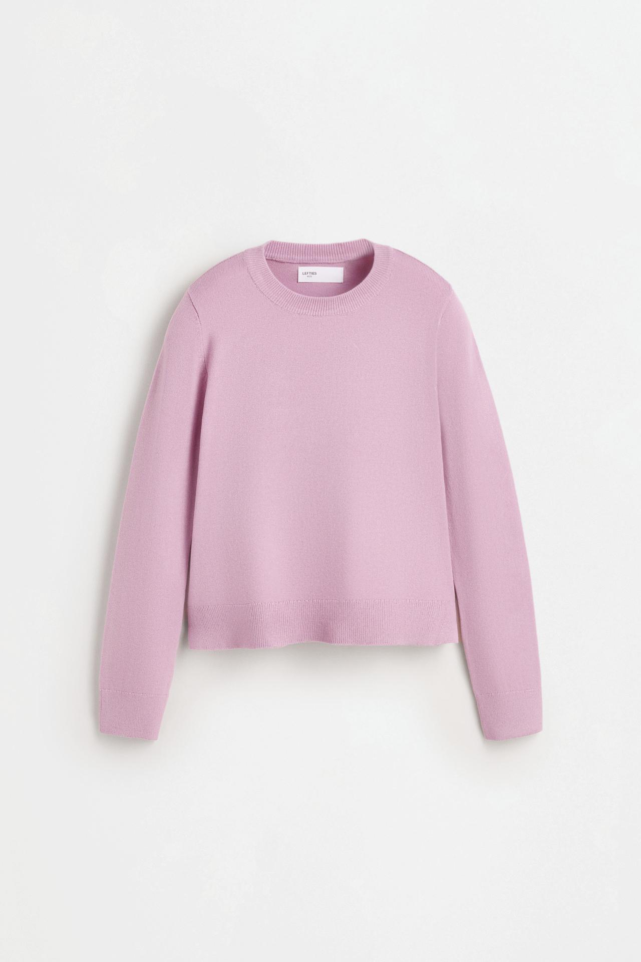 Knit sweater — LILAC PINK