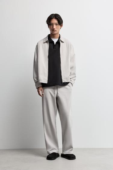 Wide-leg jogger trousers — GREY 1