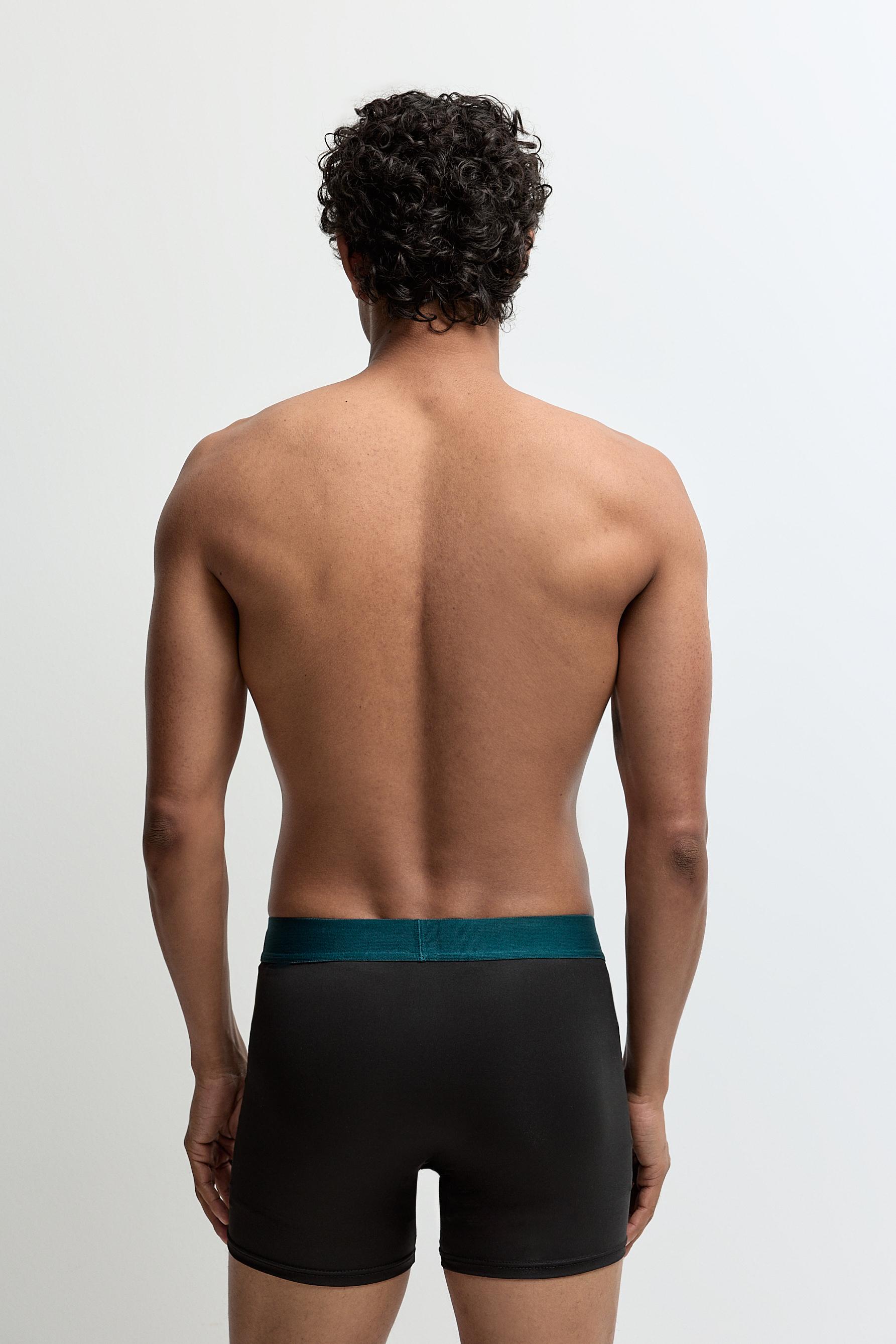 3-pack of long performance boxers — BLUE