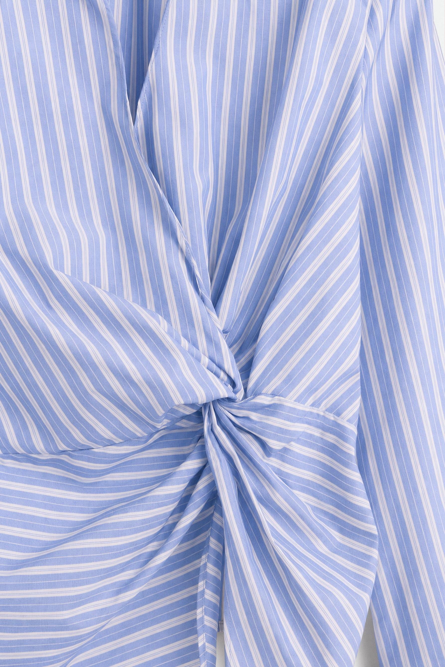 Knotted shirt — BLUE
