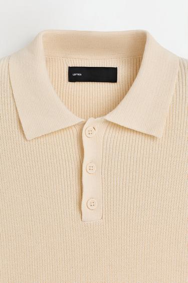 Button knit polo shirt — OFF WHITE 7