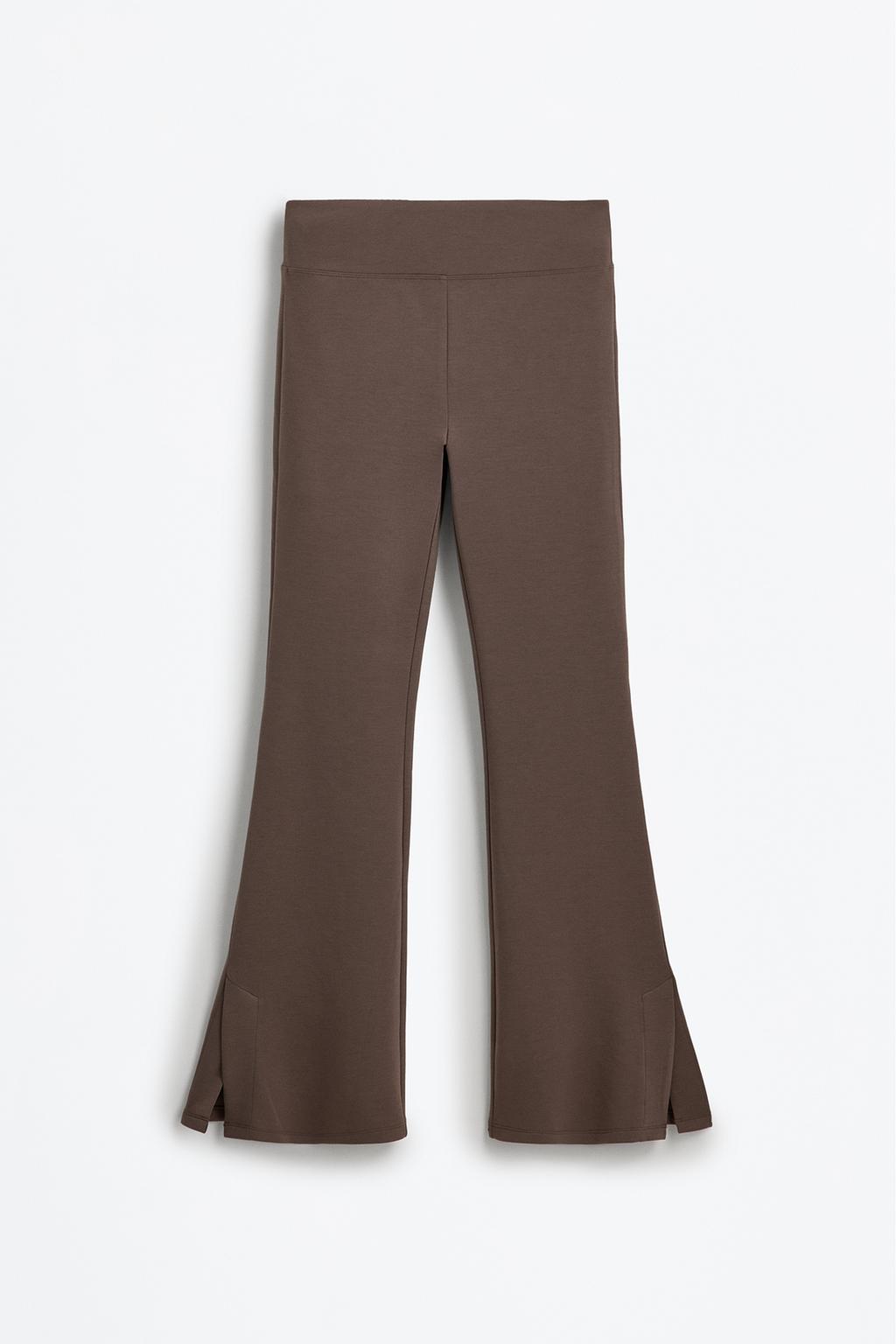 Flowing bell bottom sports trousers