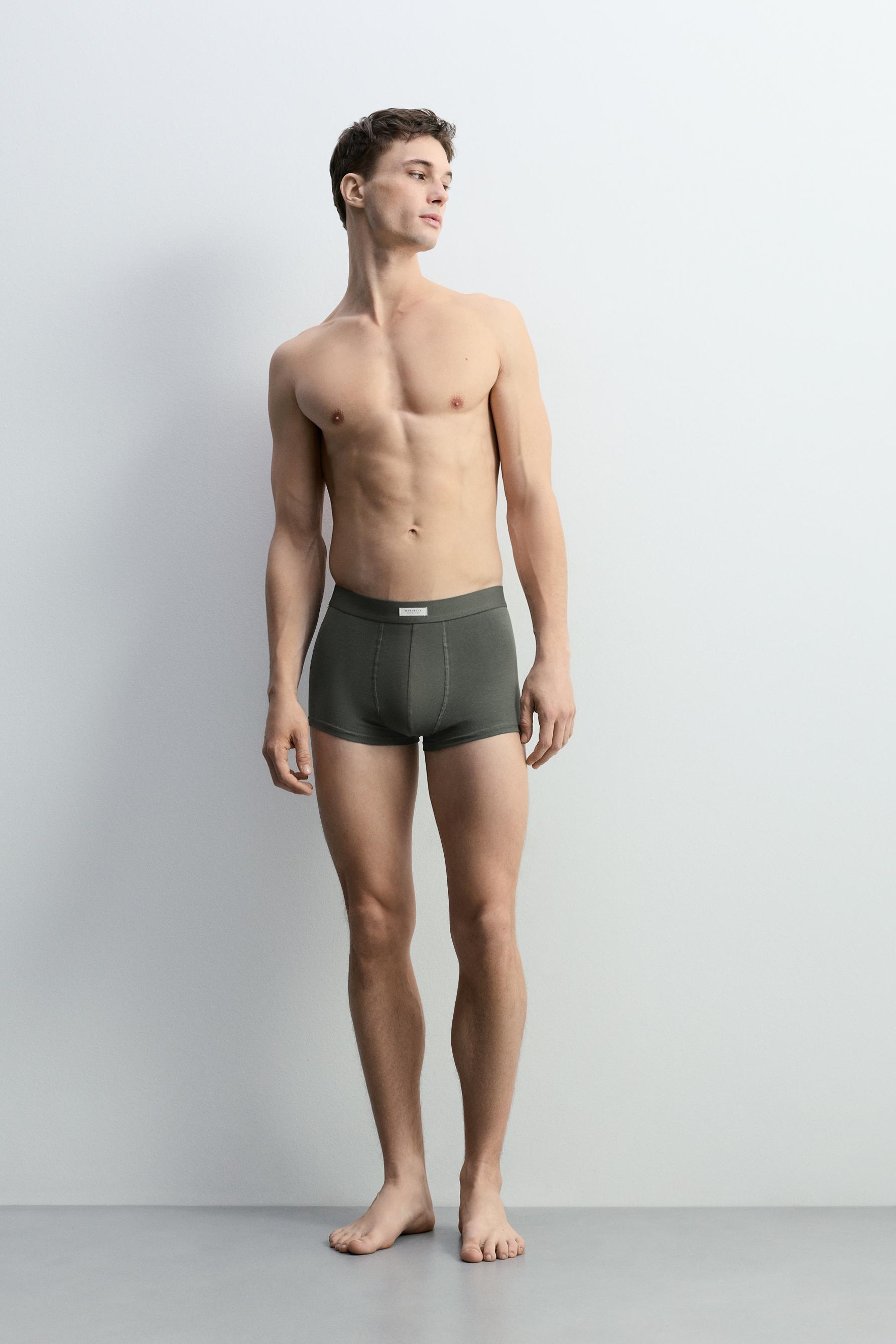 Basic Boxers (3-Pack) — KHAKI