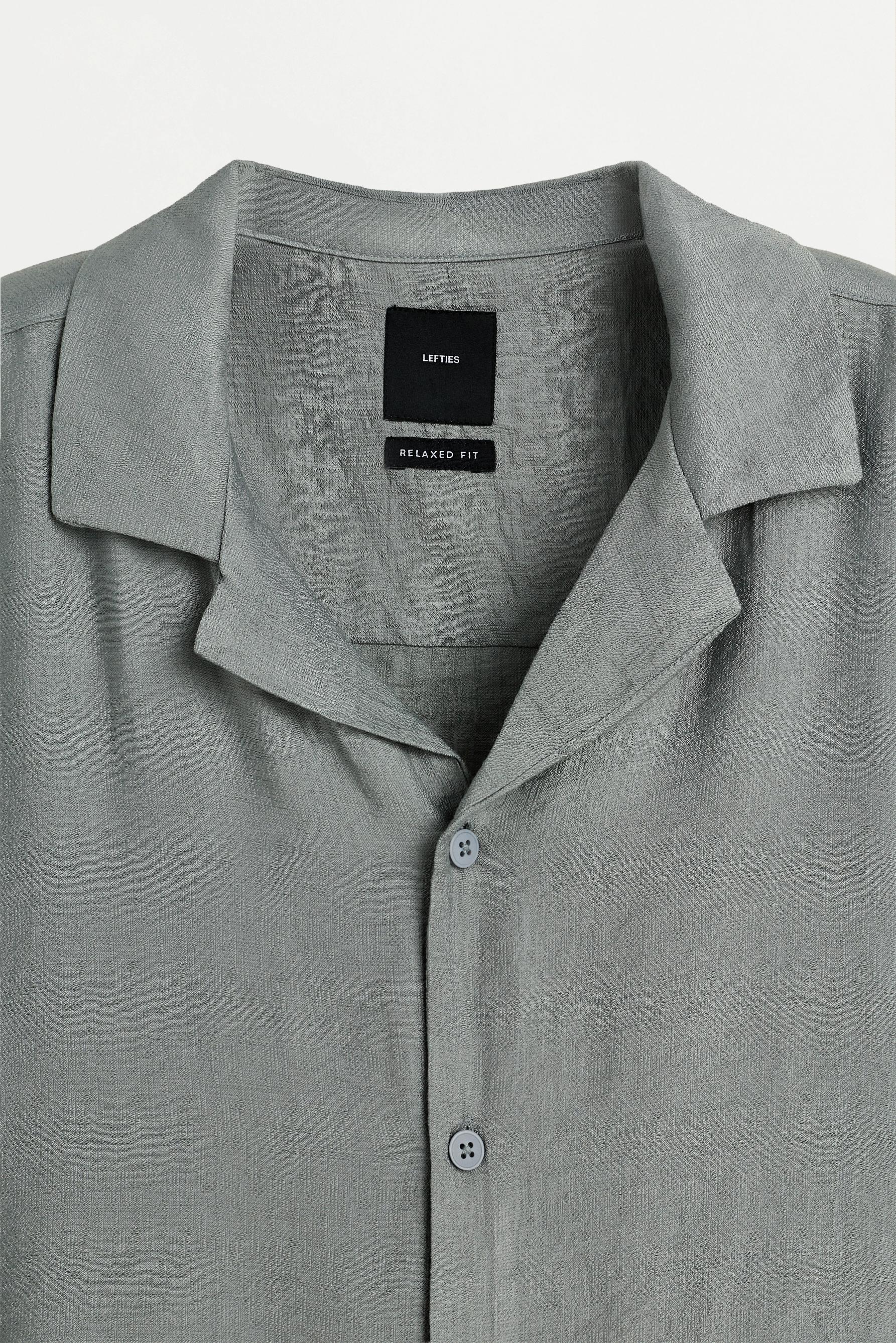 Flowing shirt — BLUE GREY