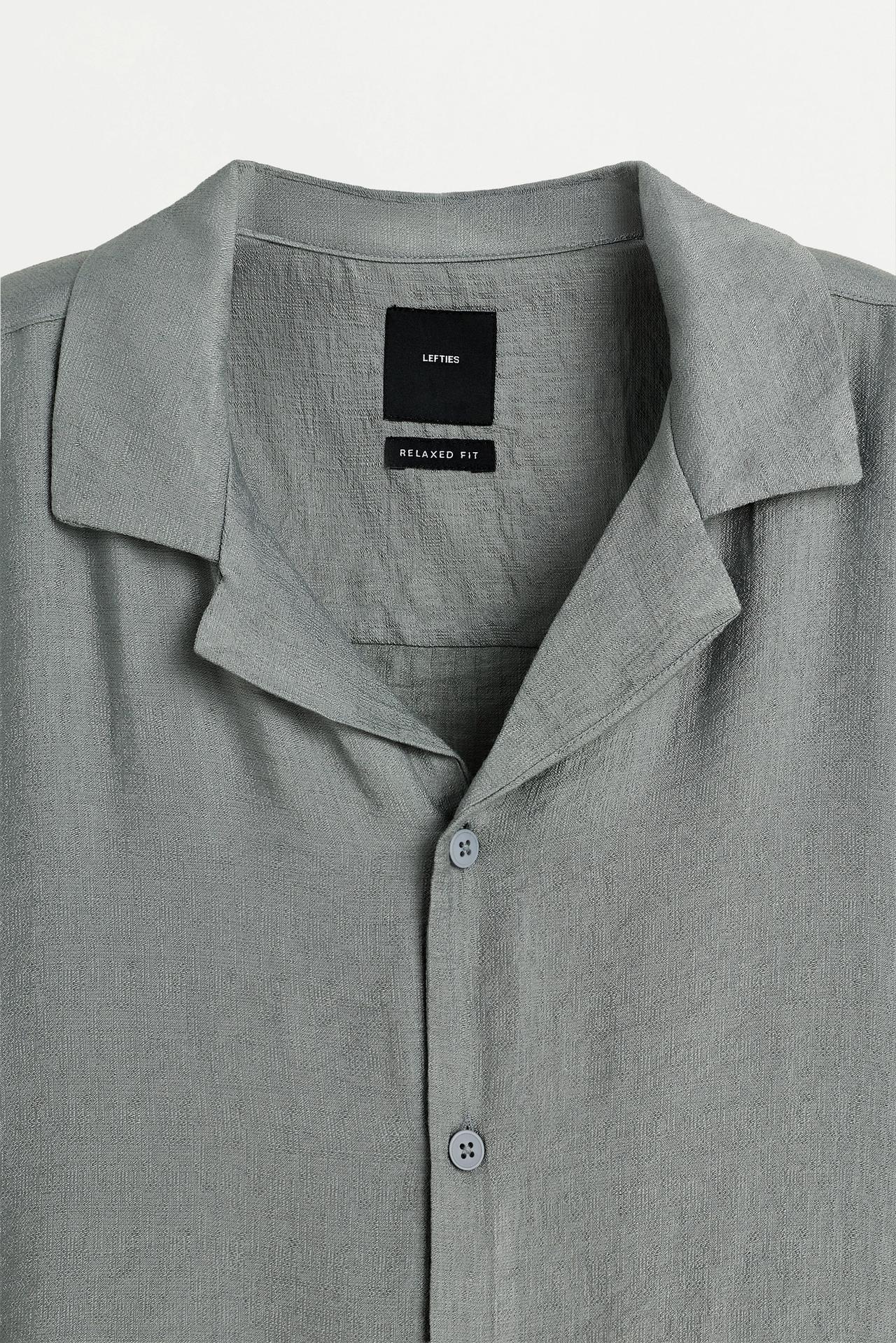 Flowing shirt — BLUE GREY