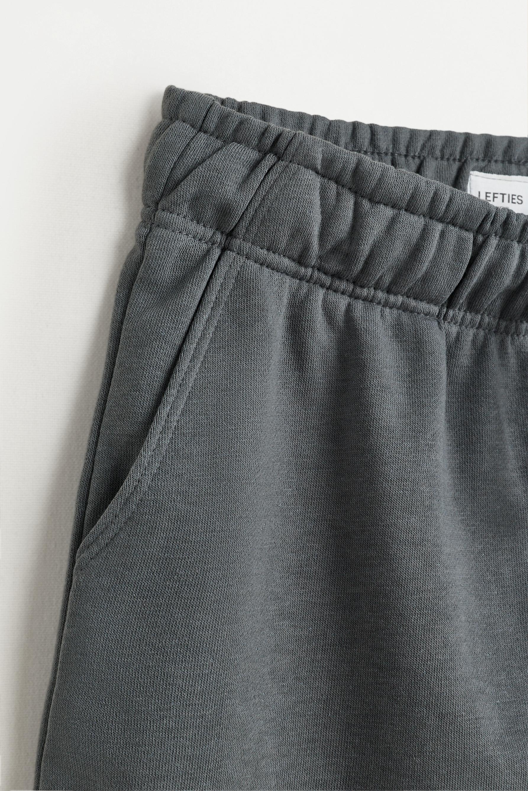 Jogger plush Bermuda shorts — DARK ANTHRACITE GREY