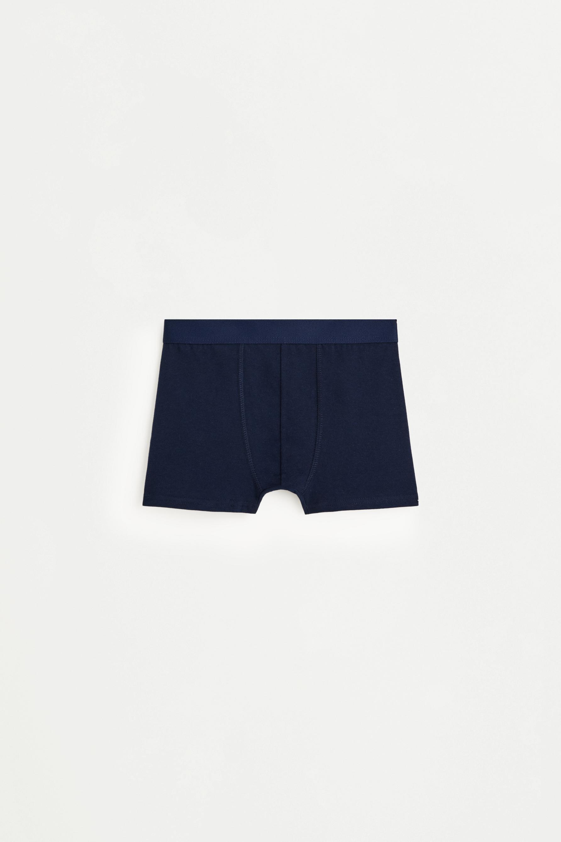 Contrast Boxer Briefs (Pack of 7) — PASTEL BLUE