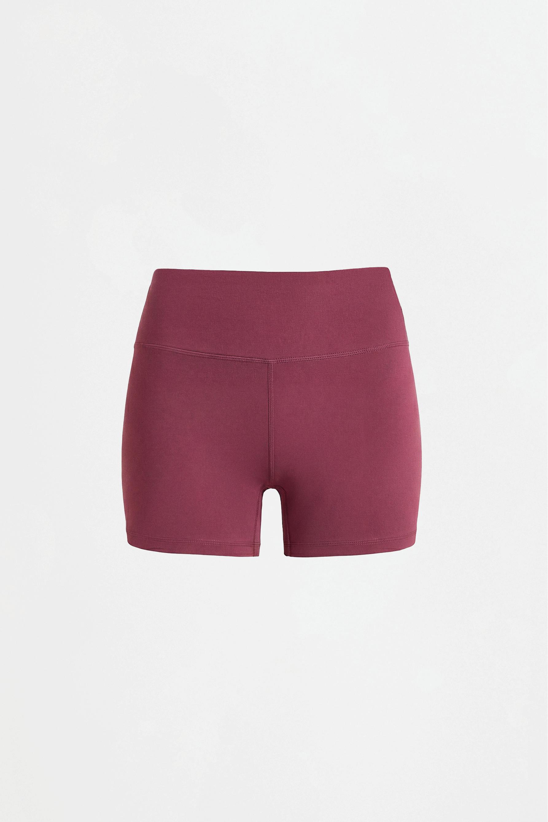 Basic sports hot pants — DARK PINK