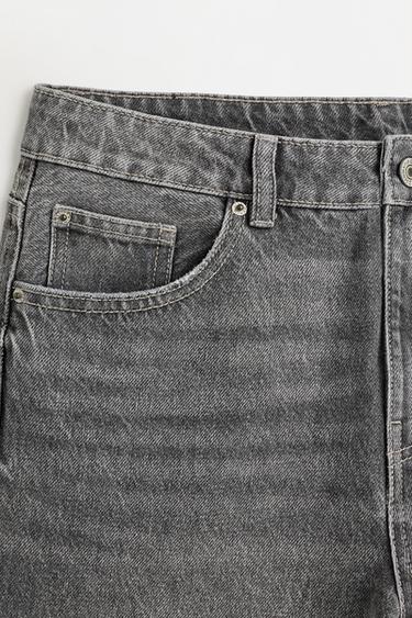 Slim-fit wide-leg jeans — GREY MARL 7