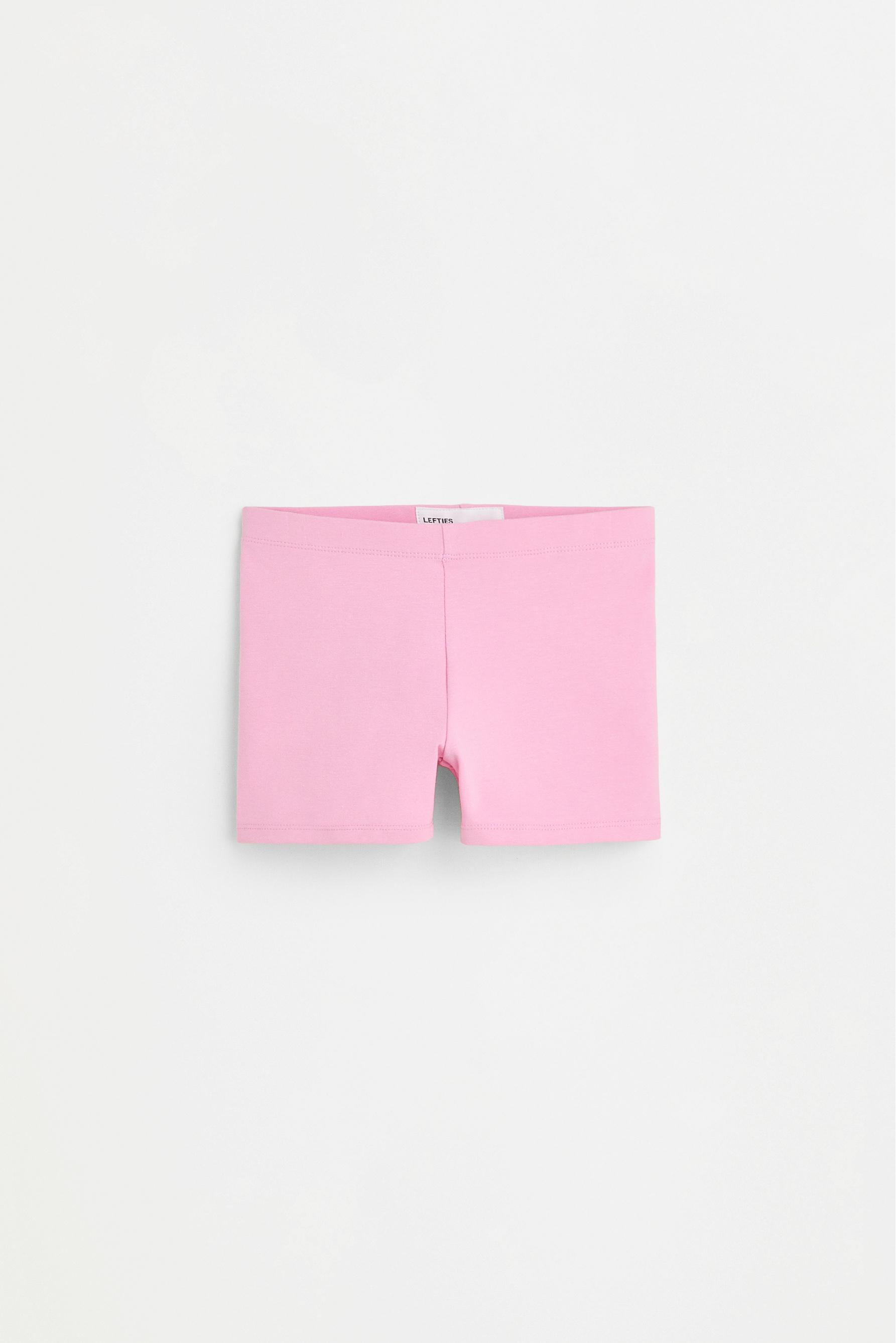 2-pack of plain short leggings — PINK