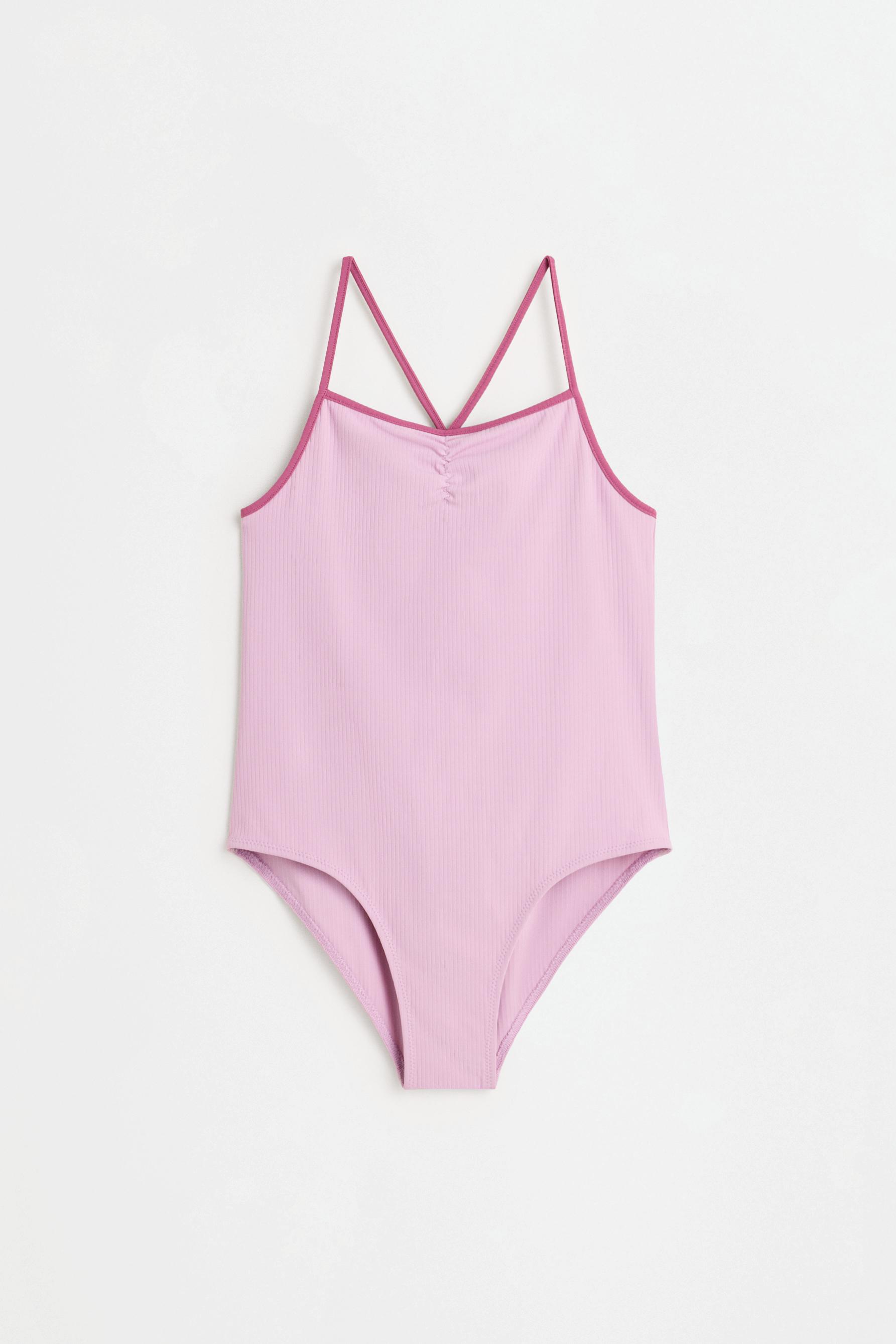 Ribbed ballet bodysuit — PINK
