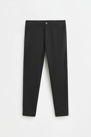 Slim fit chino trousers — BLACK 6