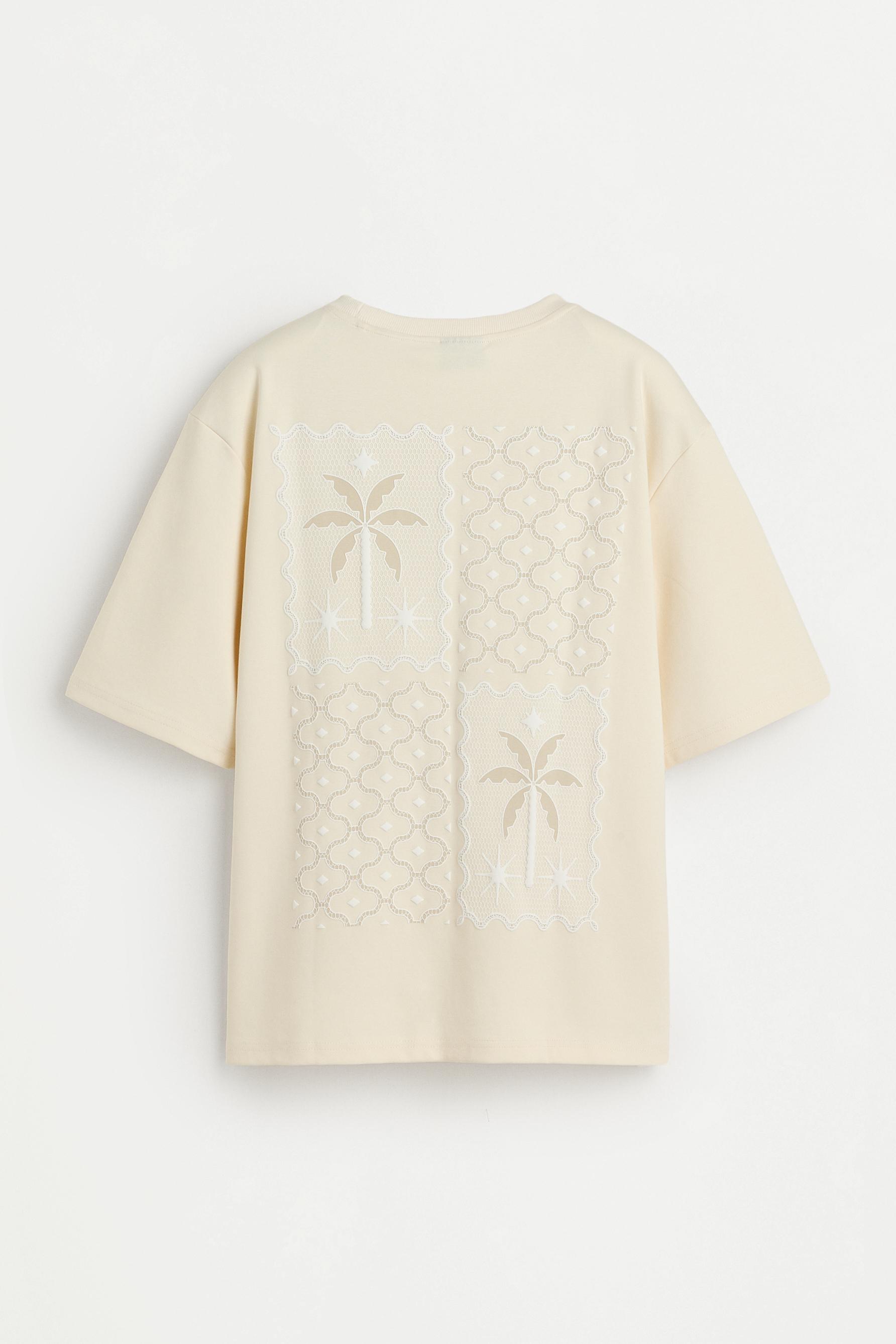 Back print T-shirt — BUTTER