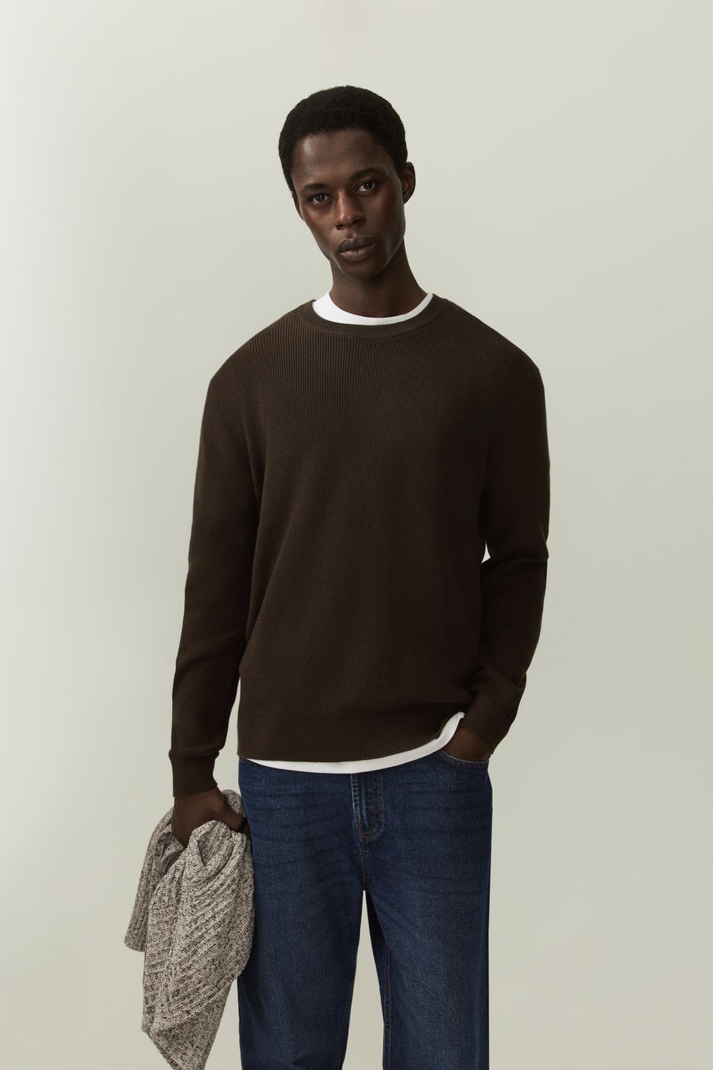 Textured sweater