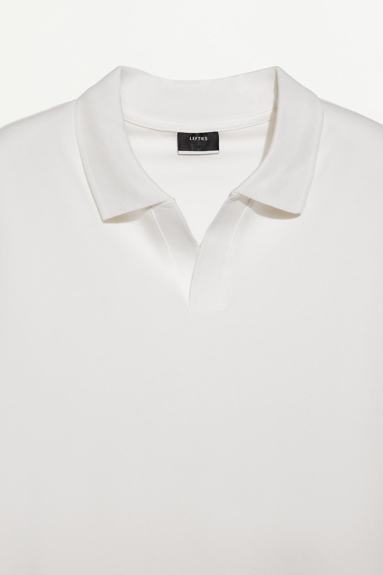 Interlock polo shirt — OFF WHITE