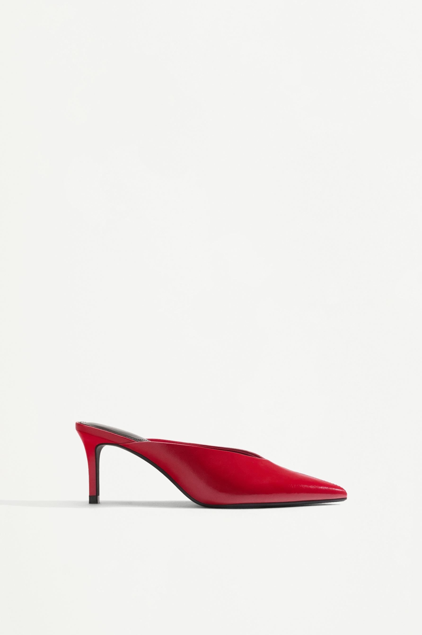 Slingback heels — RED