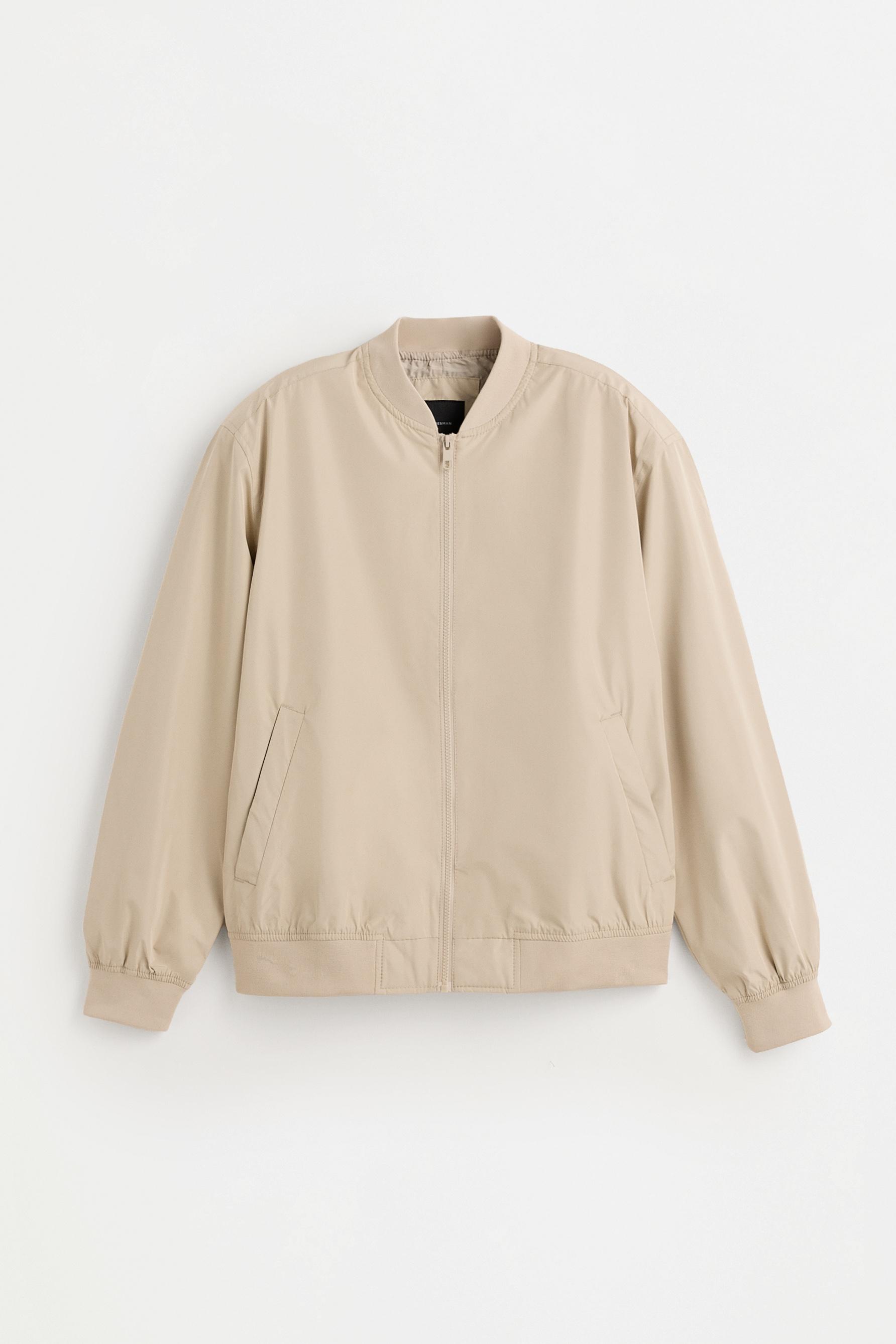 Bomber jacket — BEIGE