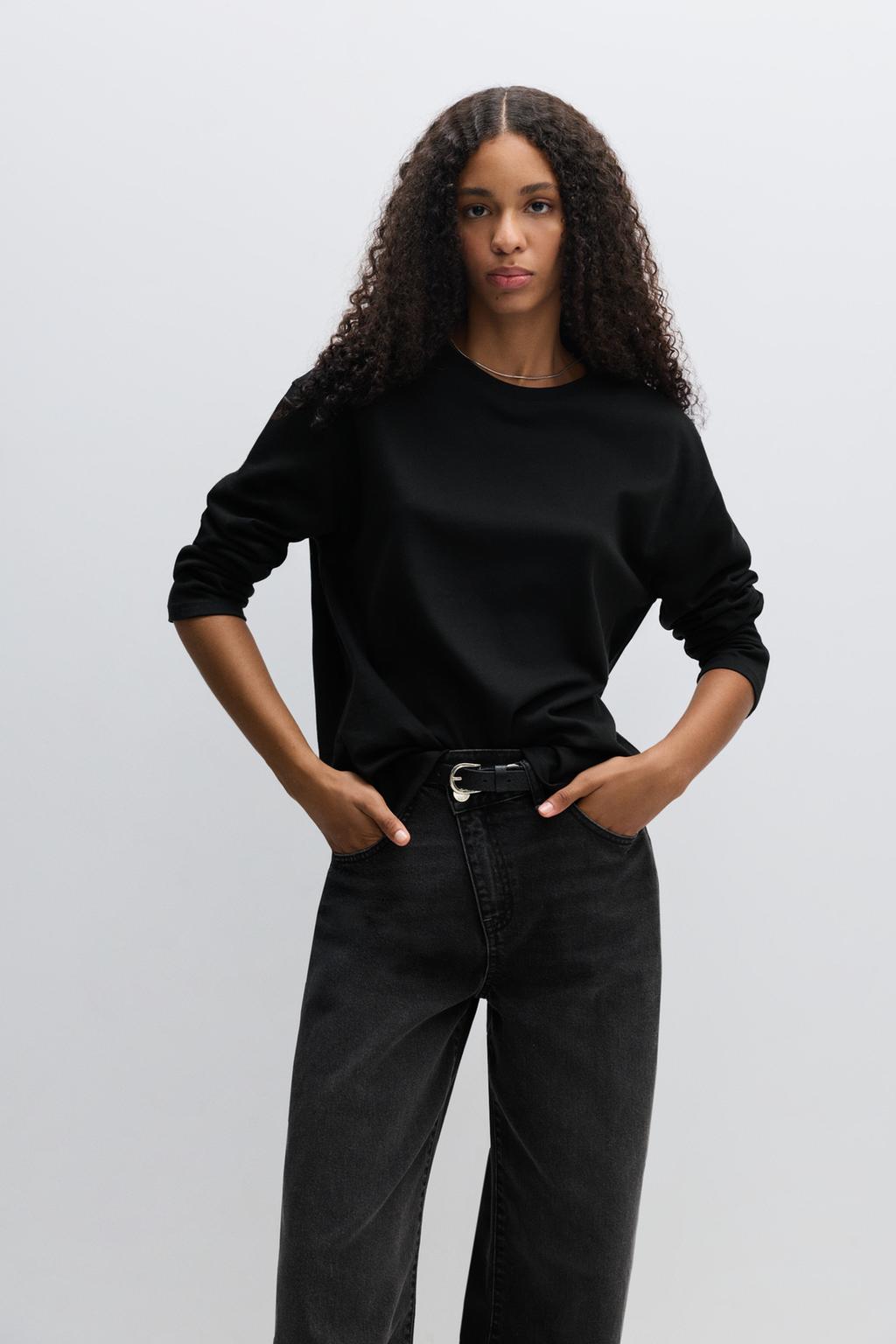 Heavy long sleeve T-shirt