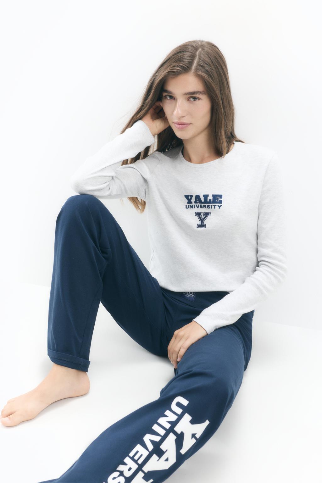 Ribbed pajama T-shirt YALE™