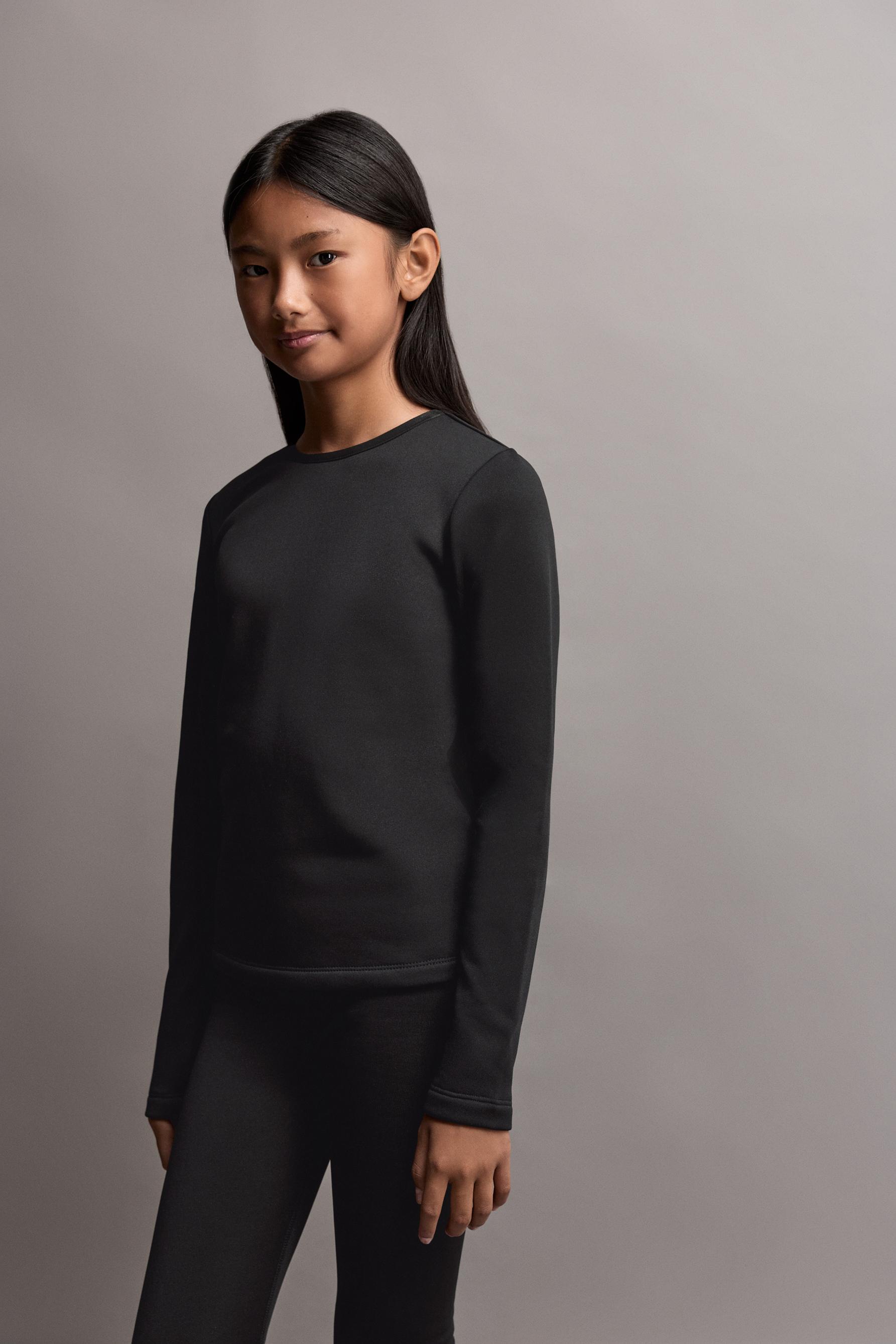 HEAVY WEIGHT Thermal Comfort T-shirt — BLACK