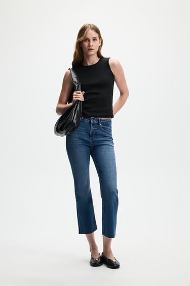 Wide-strap tank top — BLACK 2