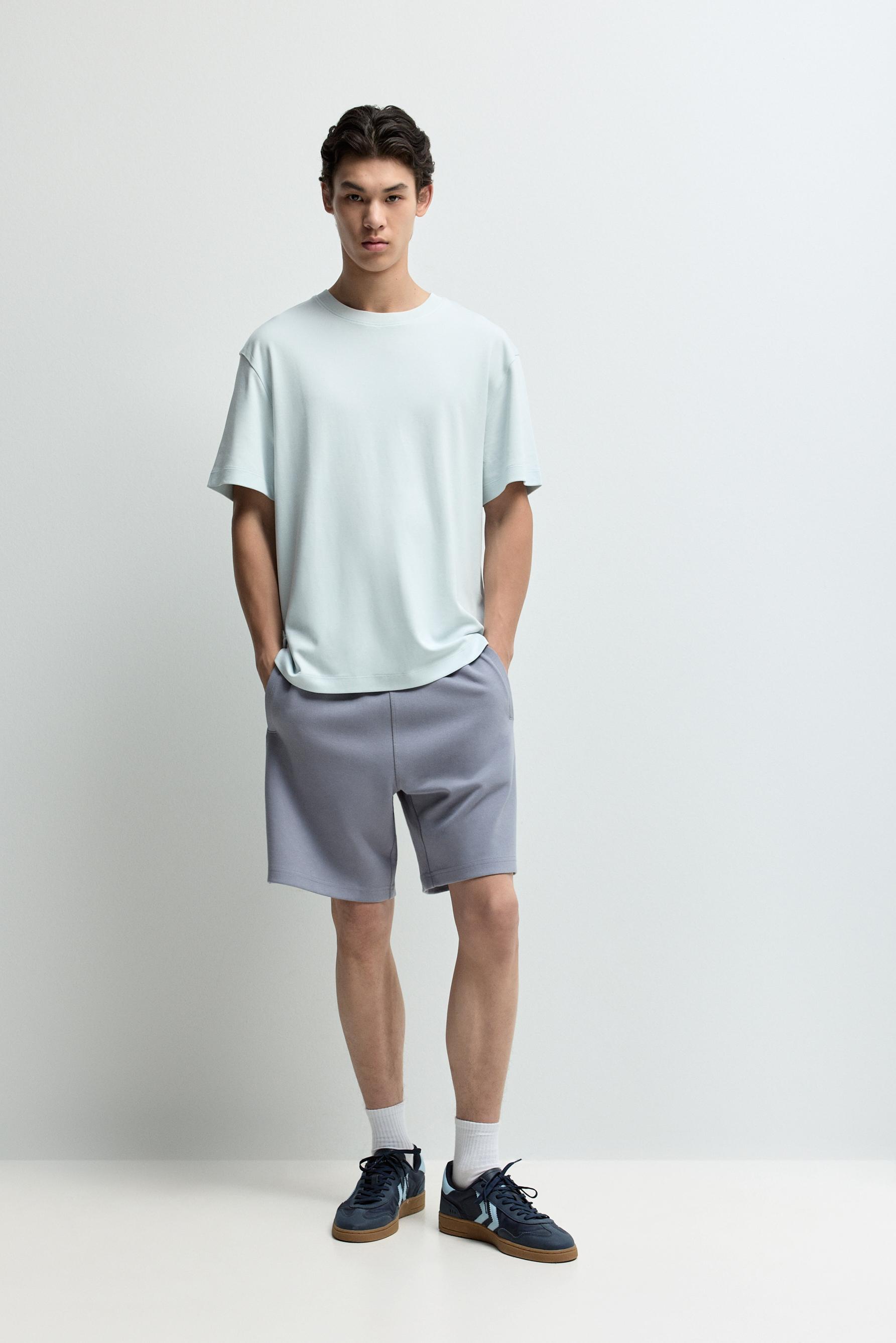 Interlock Bermuda shorts — SKY BLUE